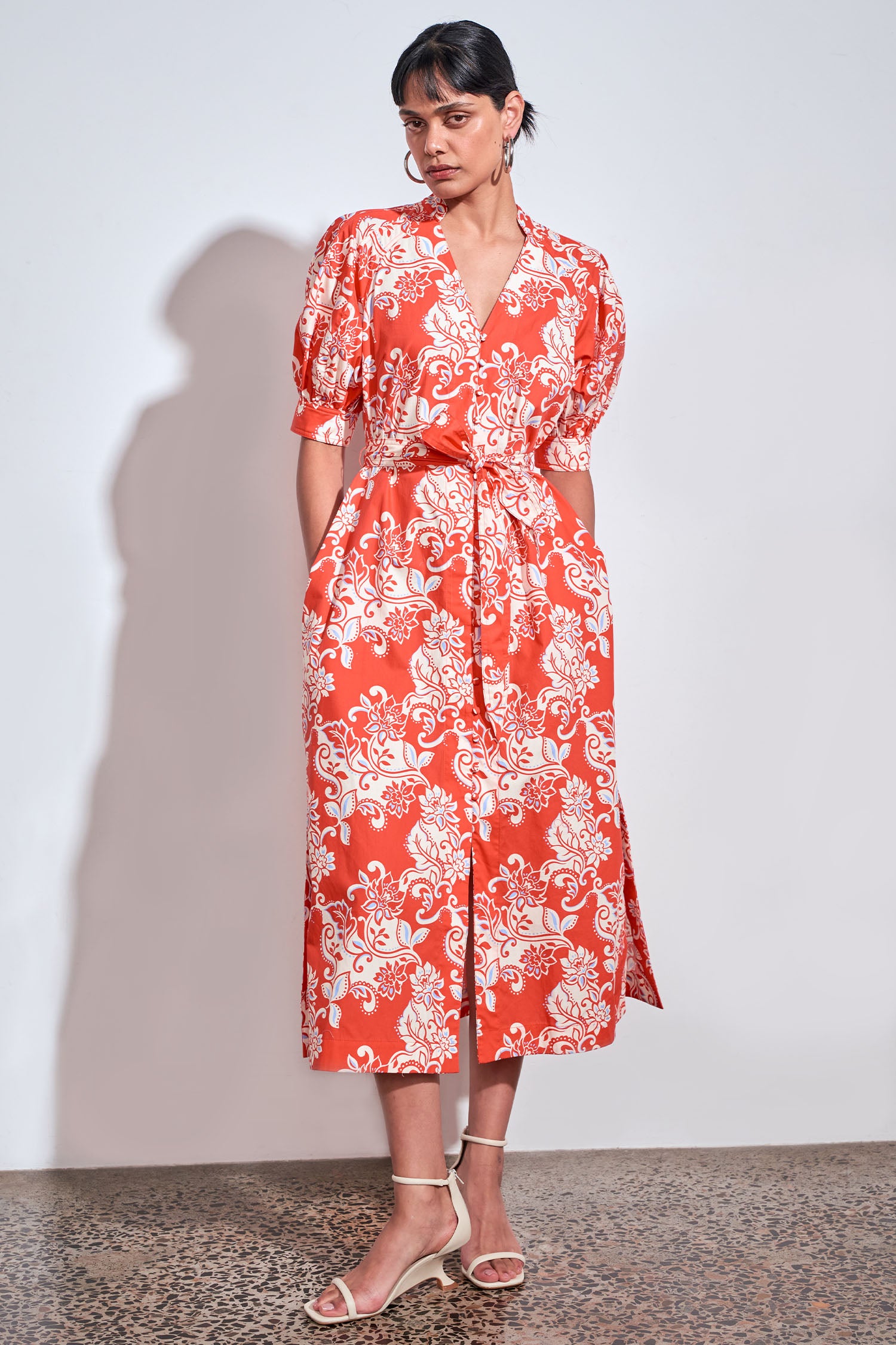 impart dress - tangerine field|  zoe kratzmann| considered design