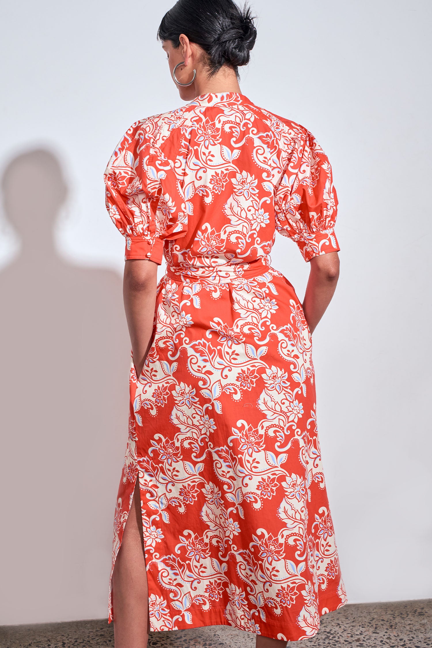 impart dress - tangerine field|  zoe kratzmann| considered design