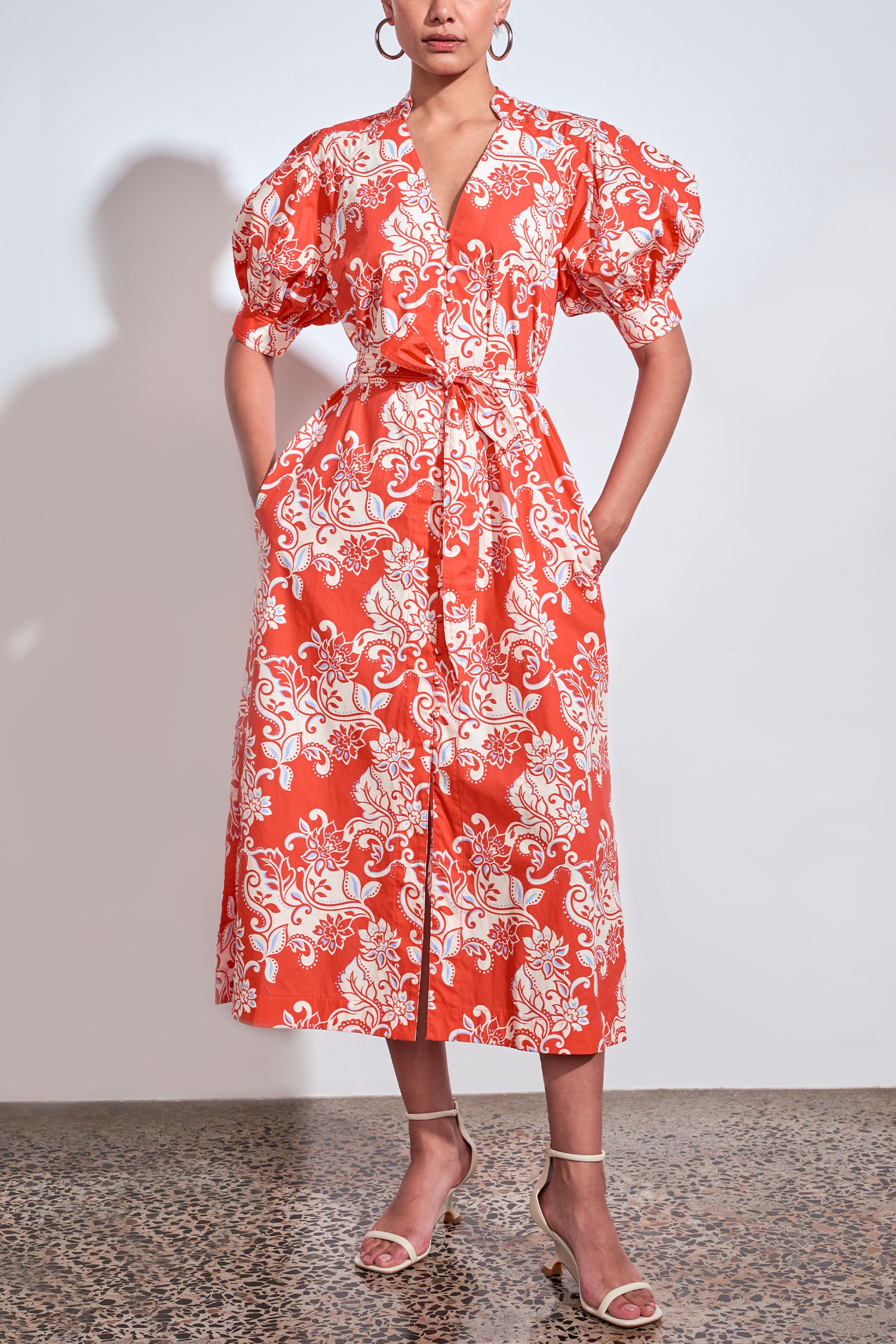 impart dress - tangerine field|  zoe kratzmann| considered design