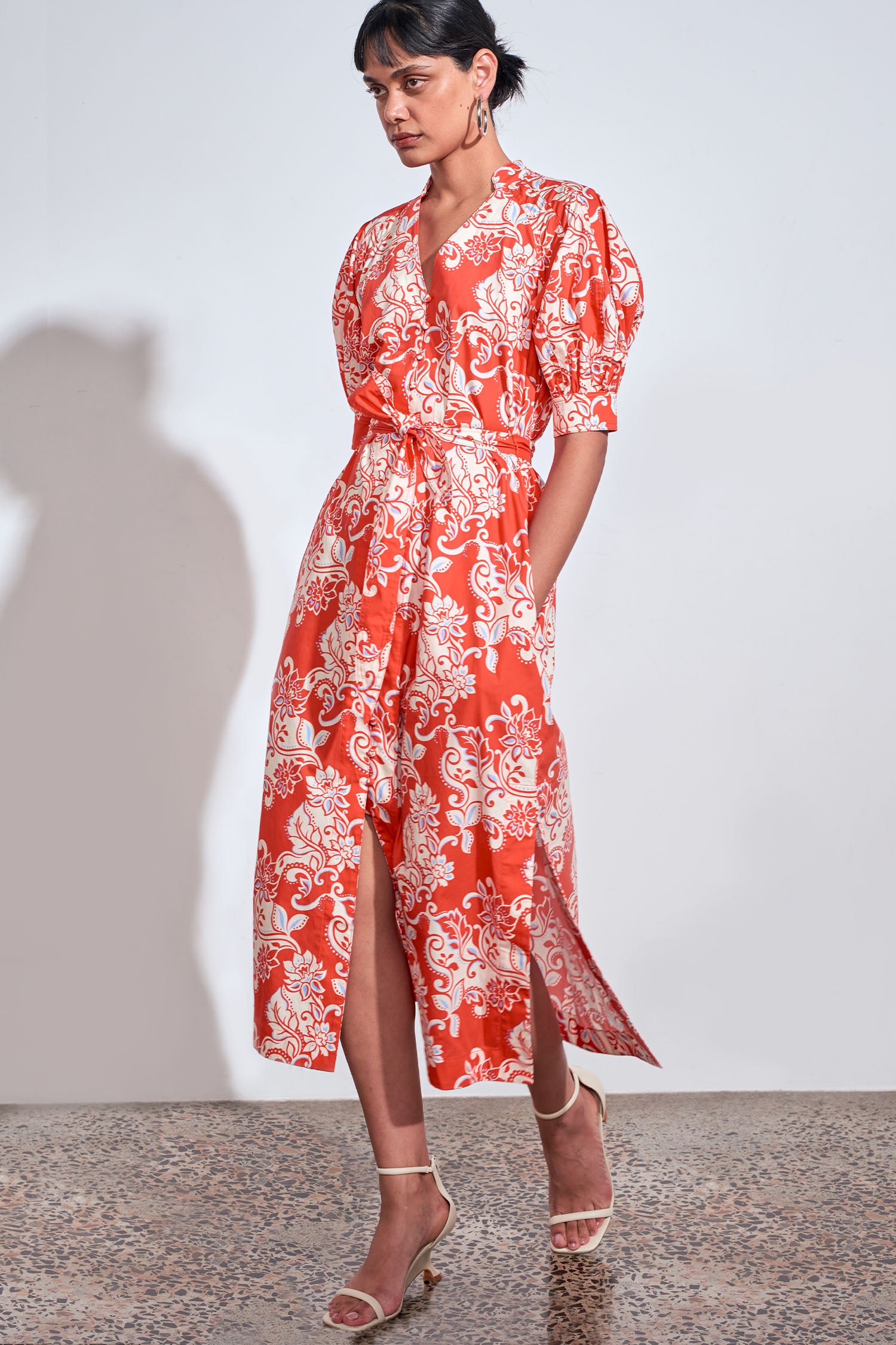 impart dress - tangerine field|  zoe kratzmann| considered design