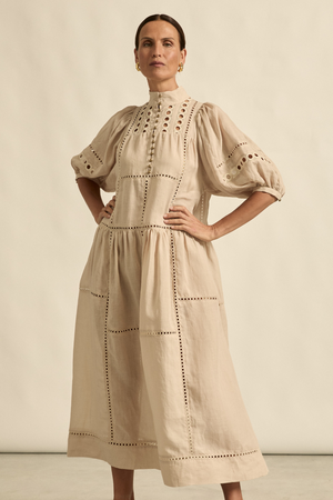 impel dress - cashew