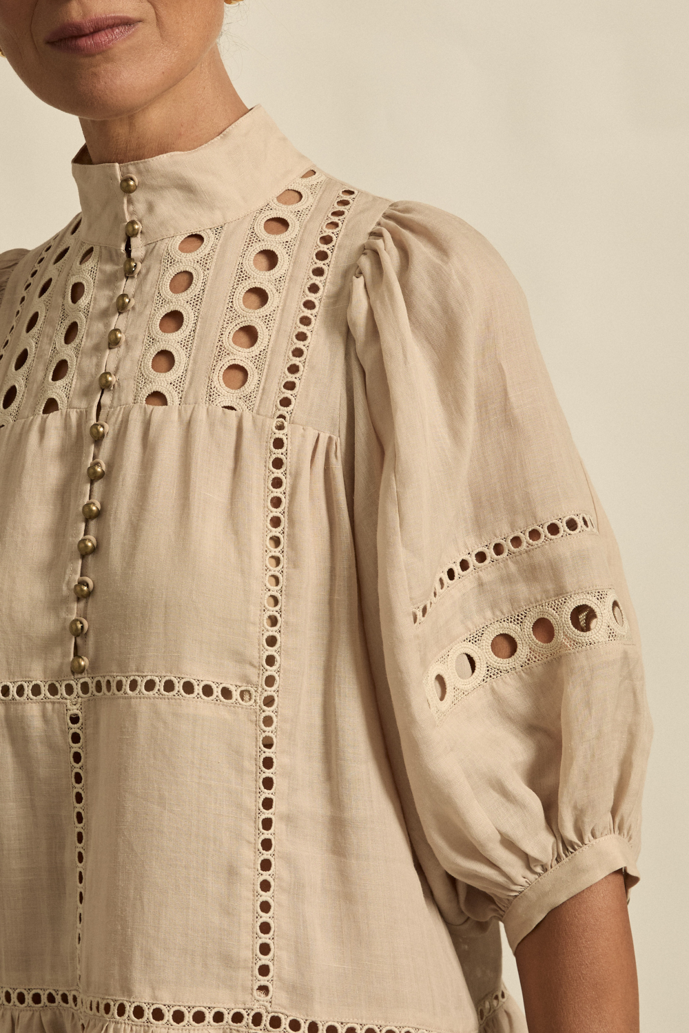 impel dress - cashew