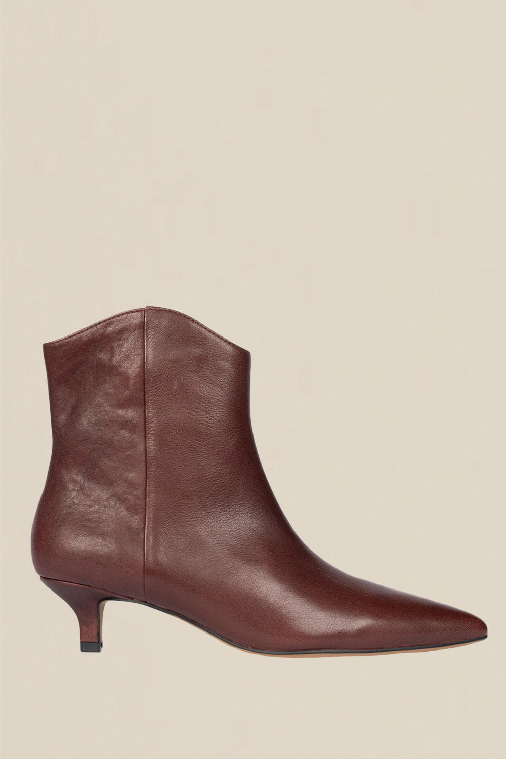 implicit boot - currant leather|  zoe kratzmann| considered design