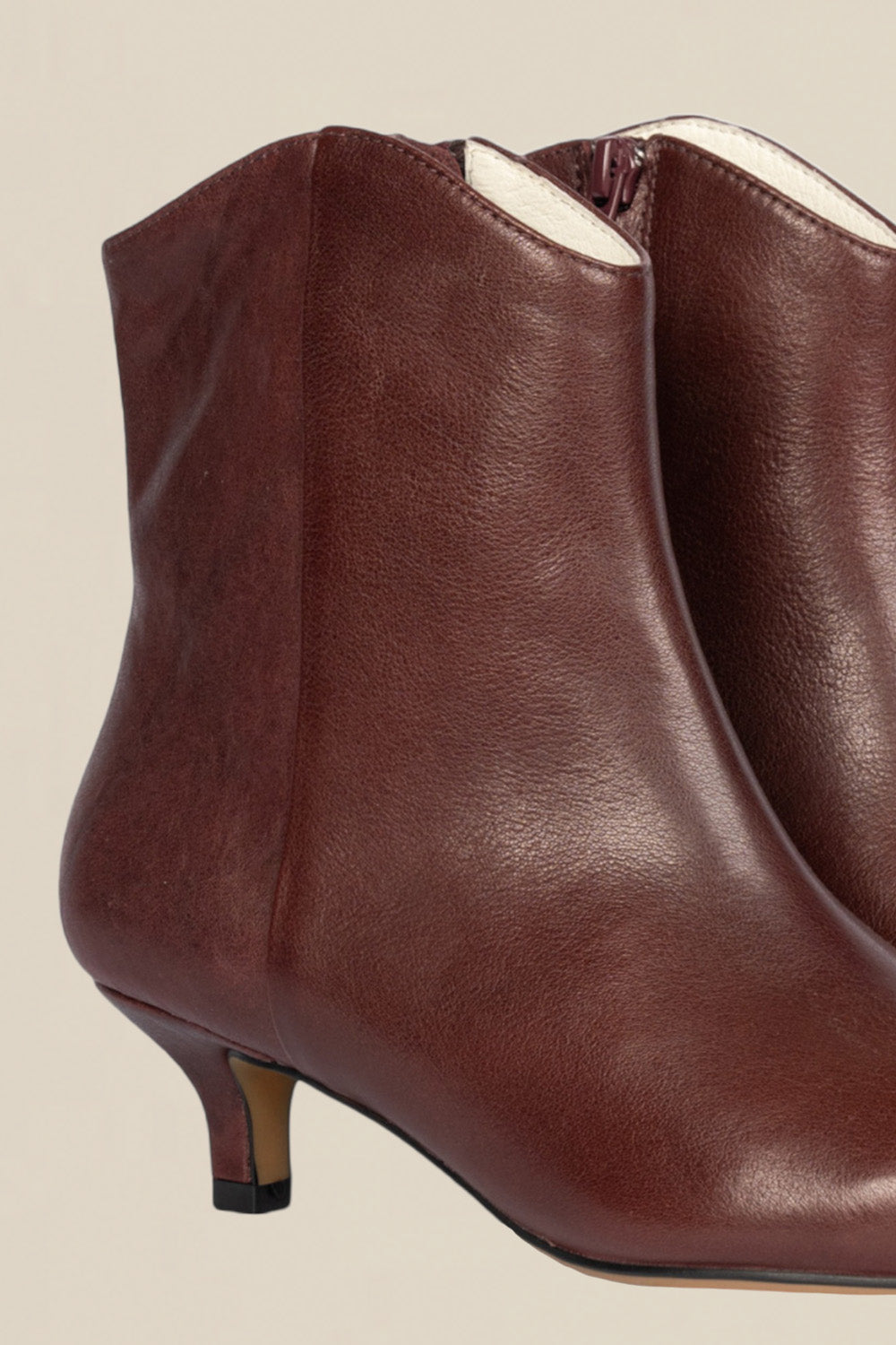 implicit boot - currant leather|  zoe kratzmann| considered design