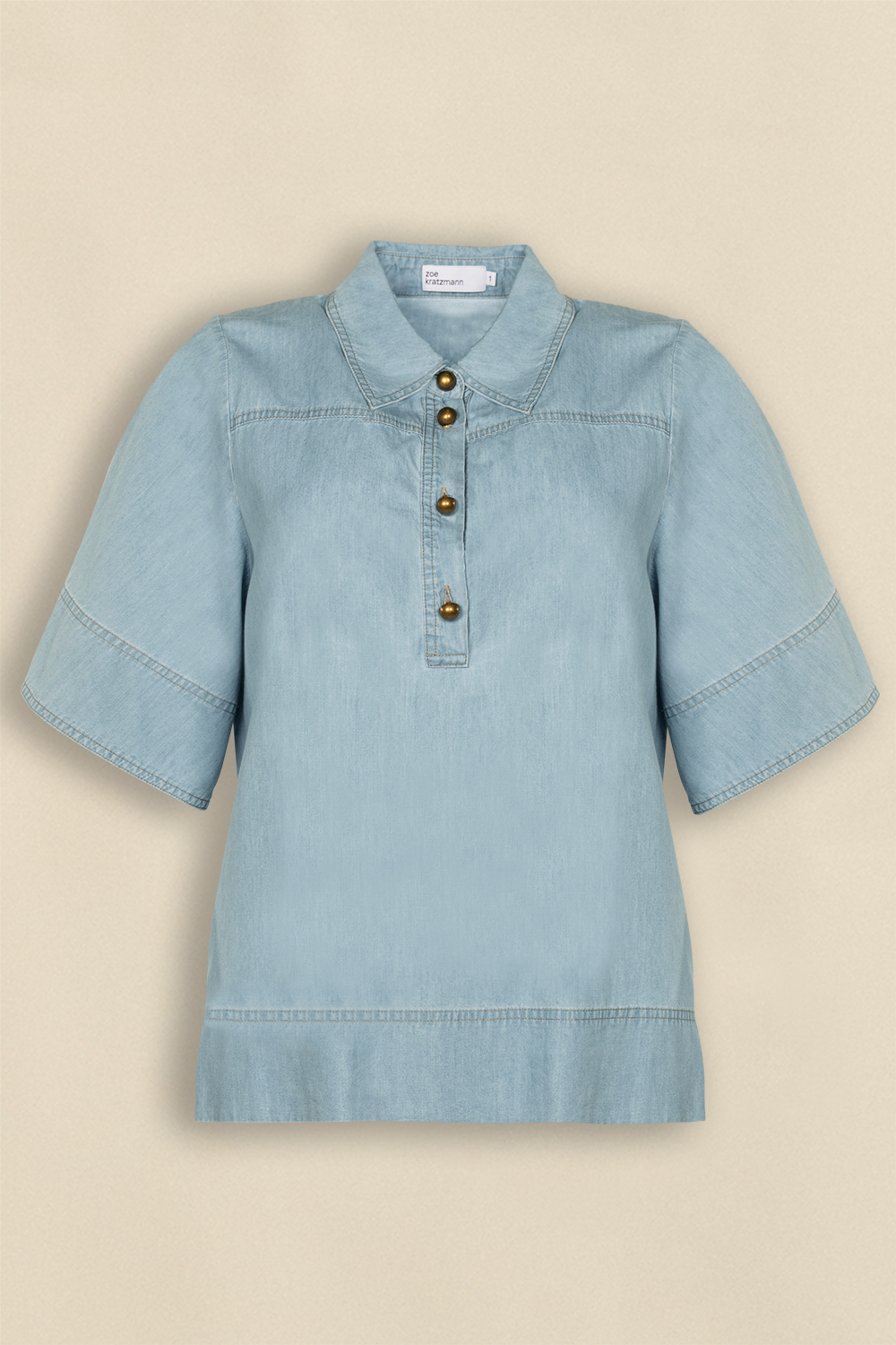 insinuate top - light chambray|  zoe kratzmann| considered design