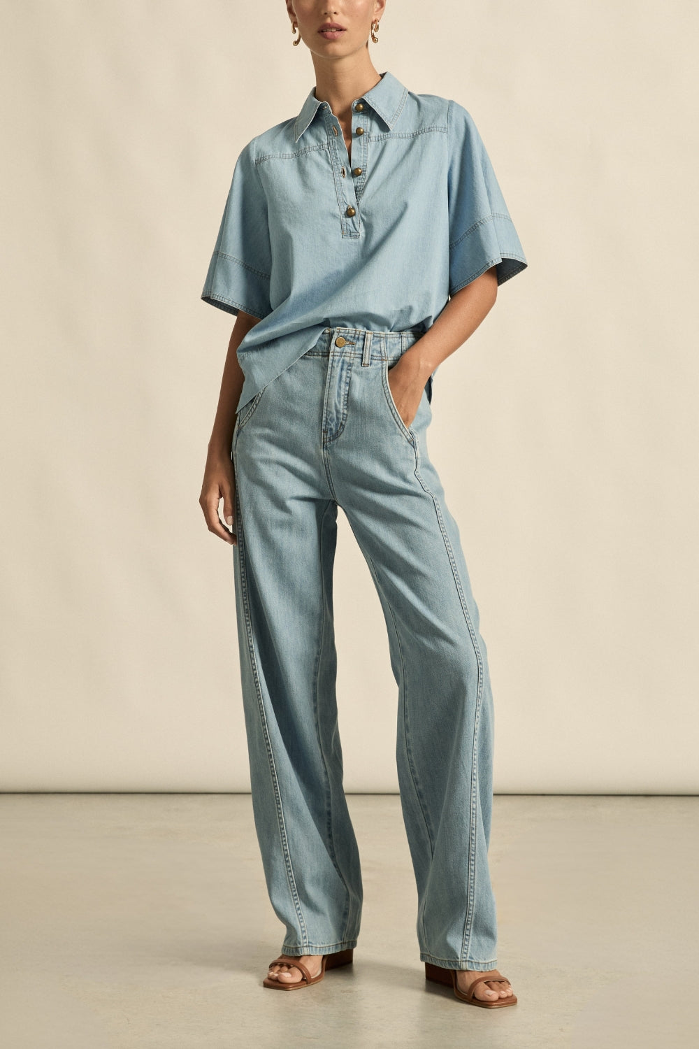 insinuate top - light chambray|  zoe kratzmann| considered design