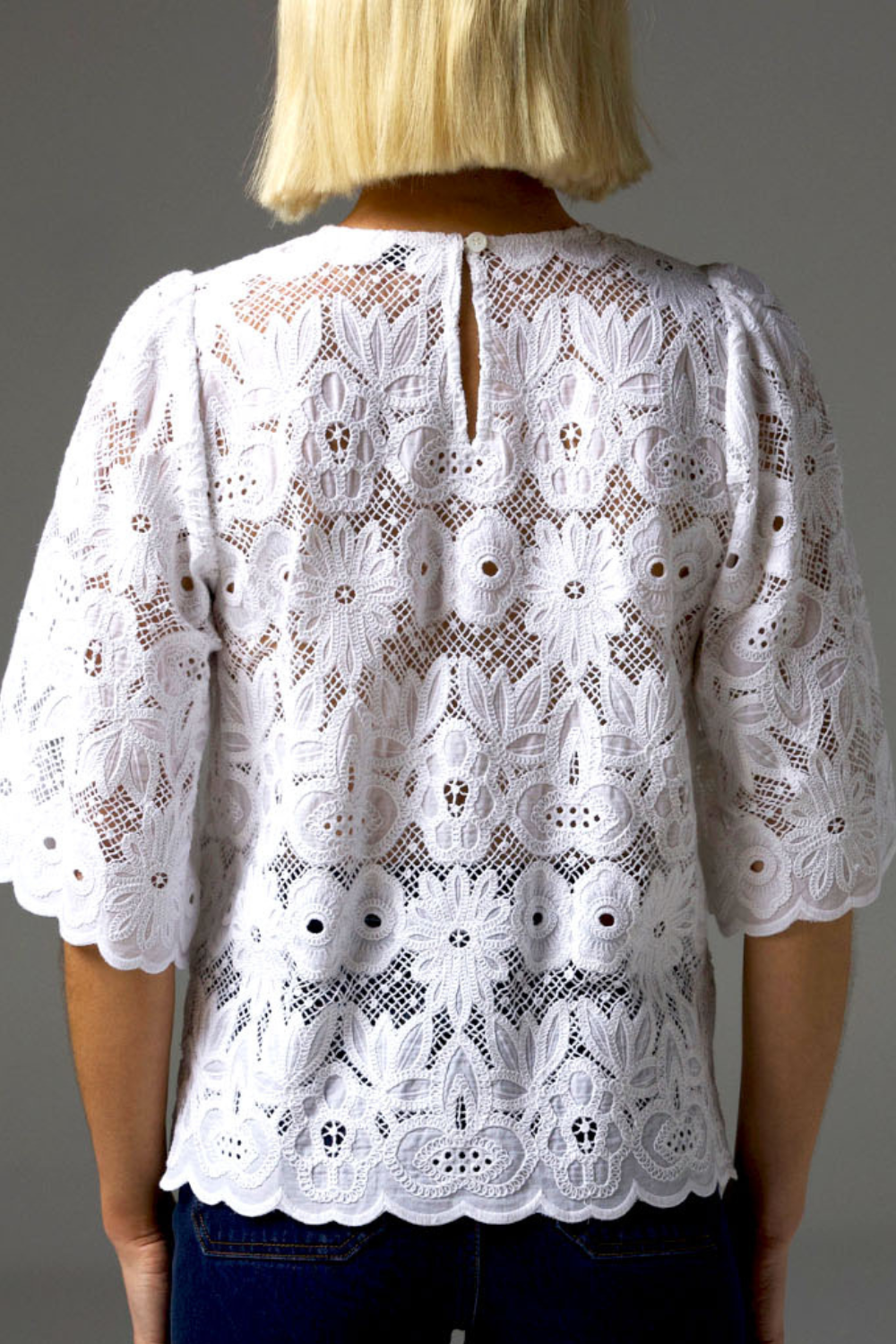 intonation top - porcelain