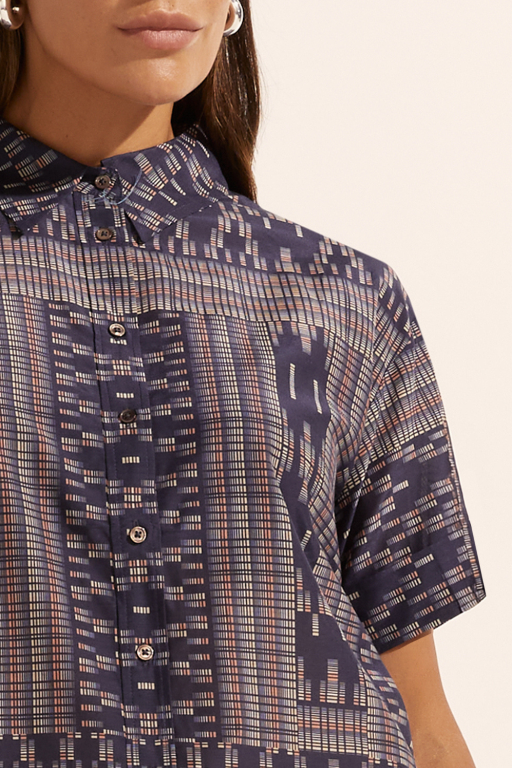 jaunt top - midnight aztec