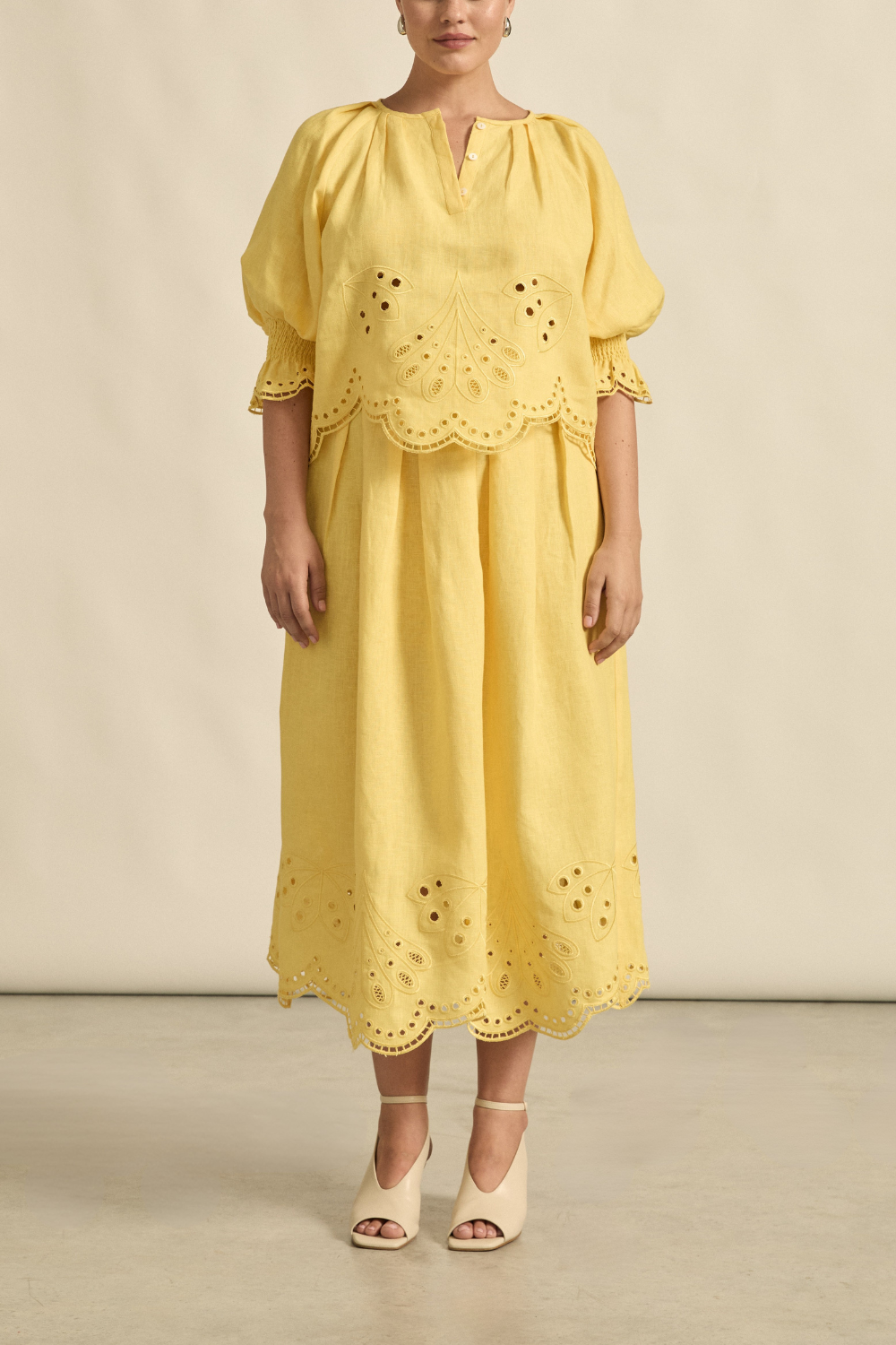 jetty skirt - sunshine