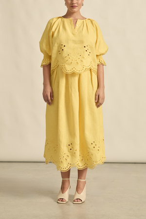 jetty skirt - sunshine