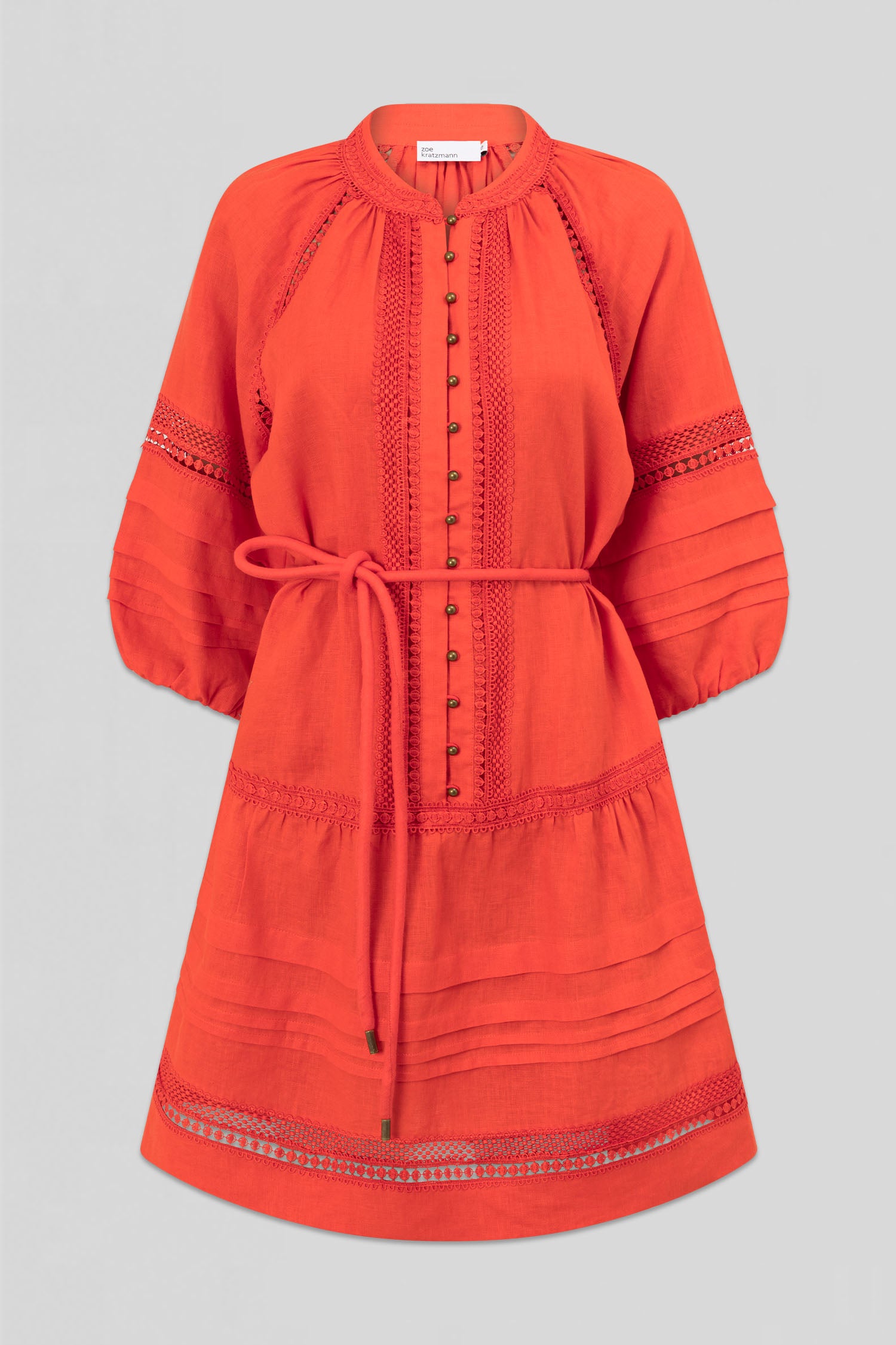 jostle dress - papaya
