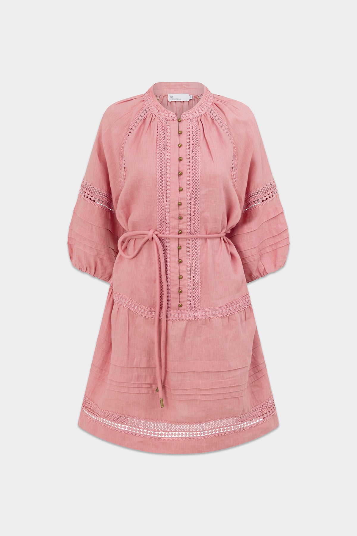 jostle dress - pink clay|  zoe kratzmann| considered design