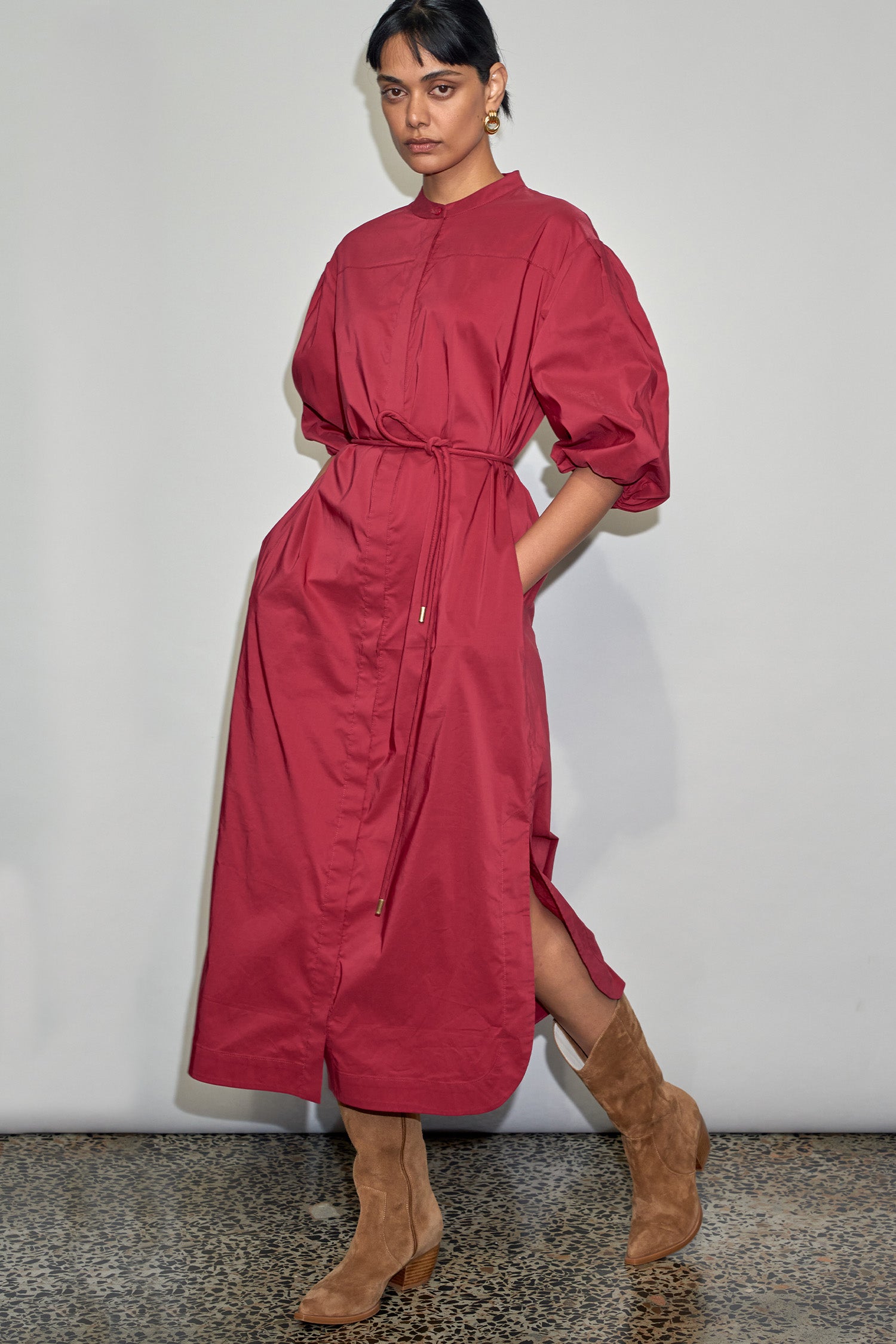 jubilant dress - raspberry|  zoe kratzmann| considered design