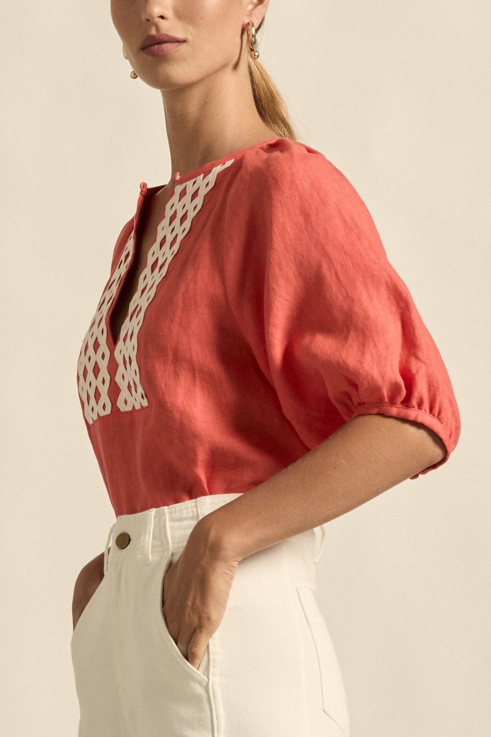 kilter top - melon|  zoe kratzmann| considered design