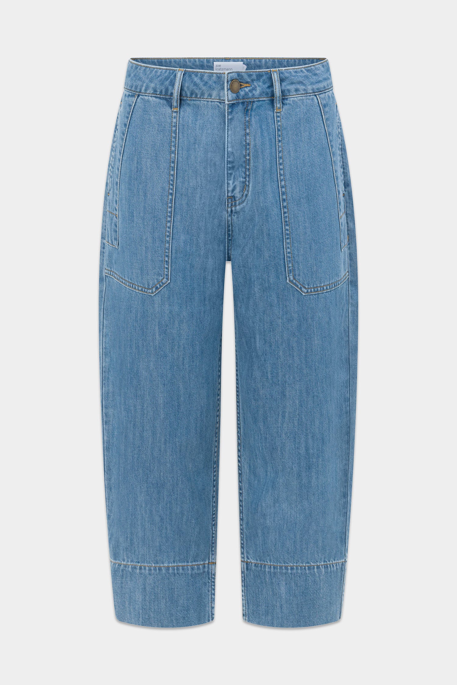 ledger jean - mid wash denim
