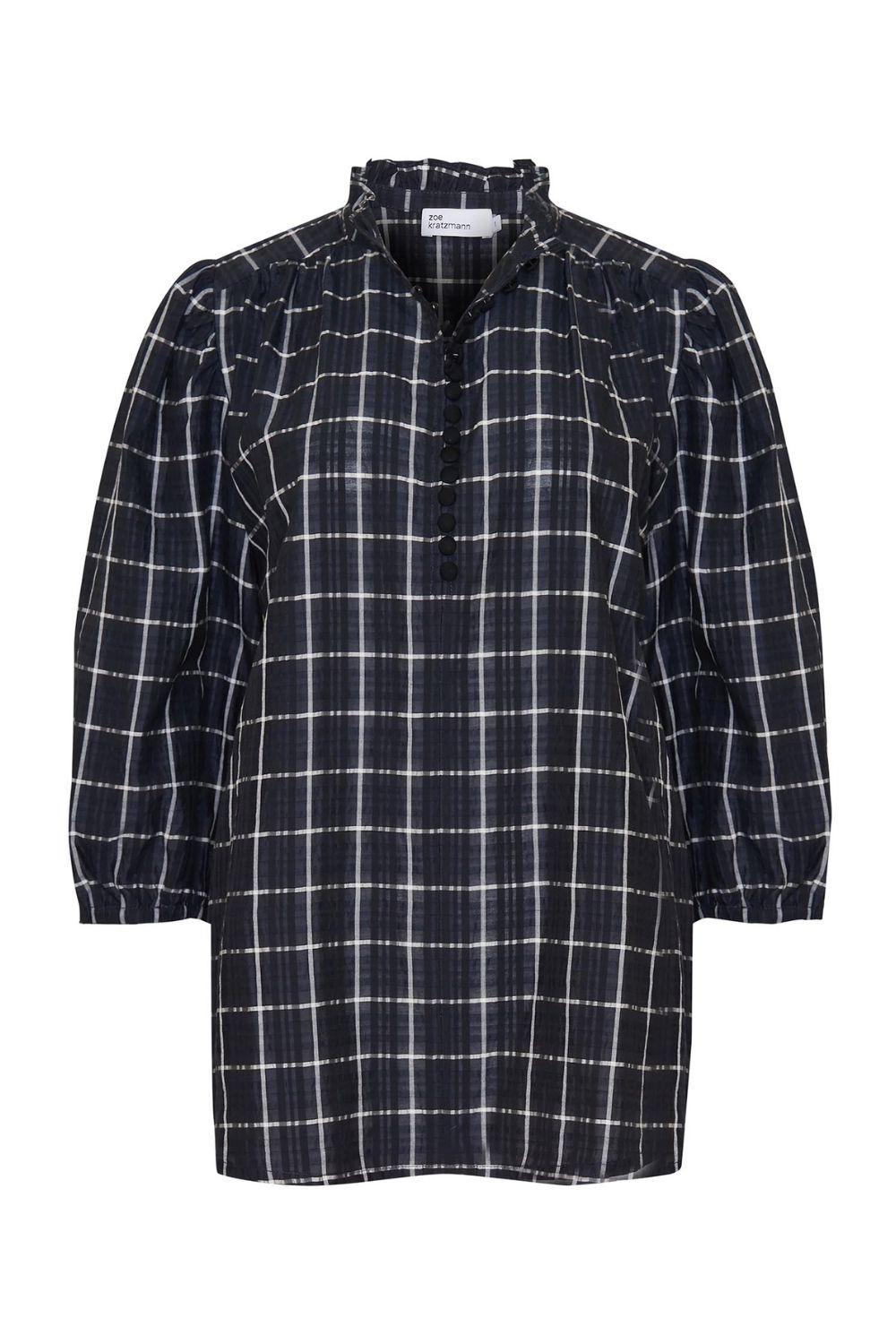 lilt top - black check