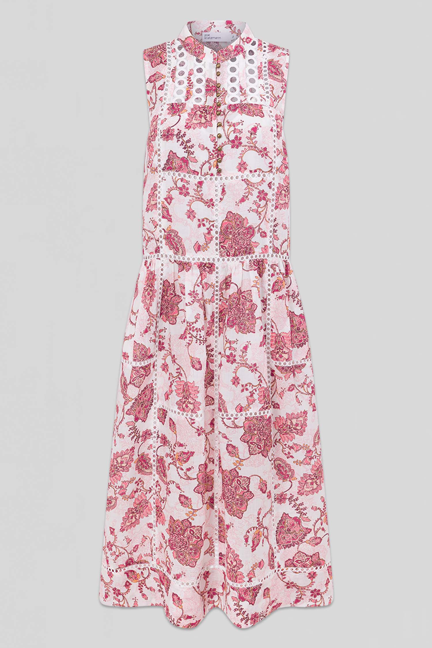 linger dress - rose paisley