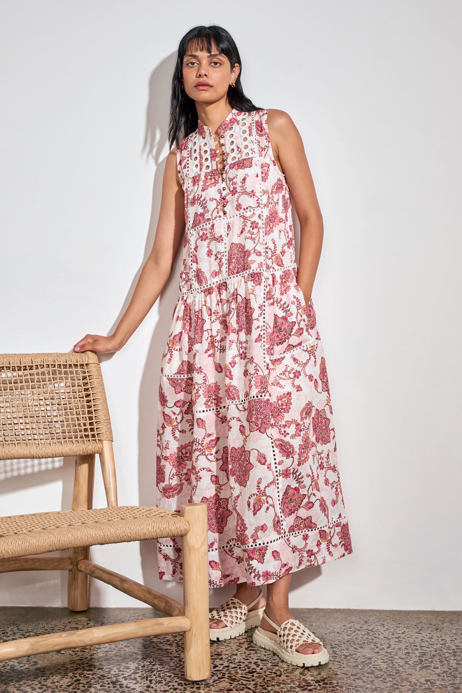 linger dress - rose paisley|  zoe kratzmann| considered design