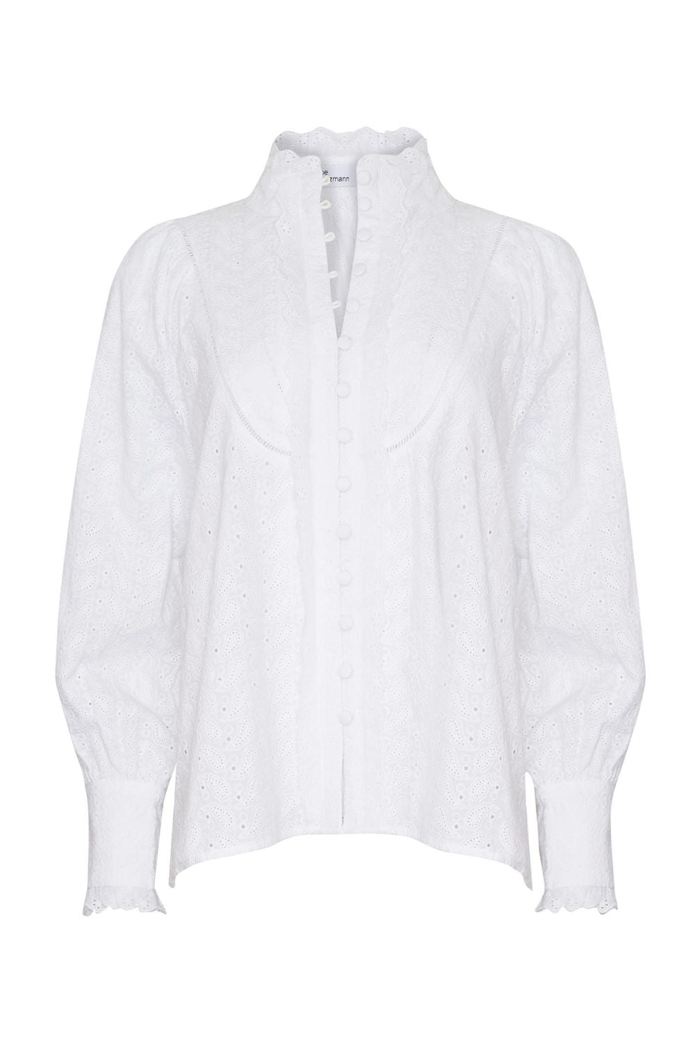 linger top - porcelain