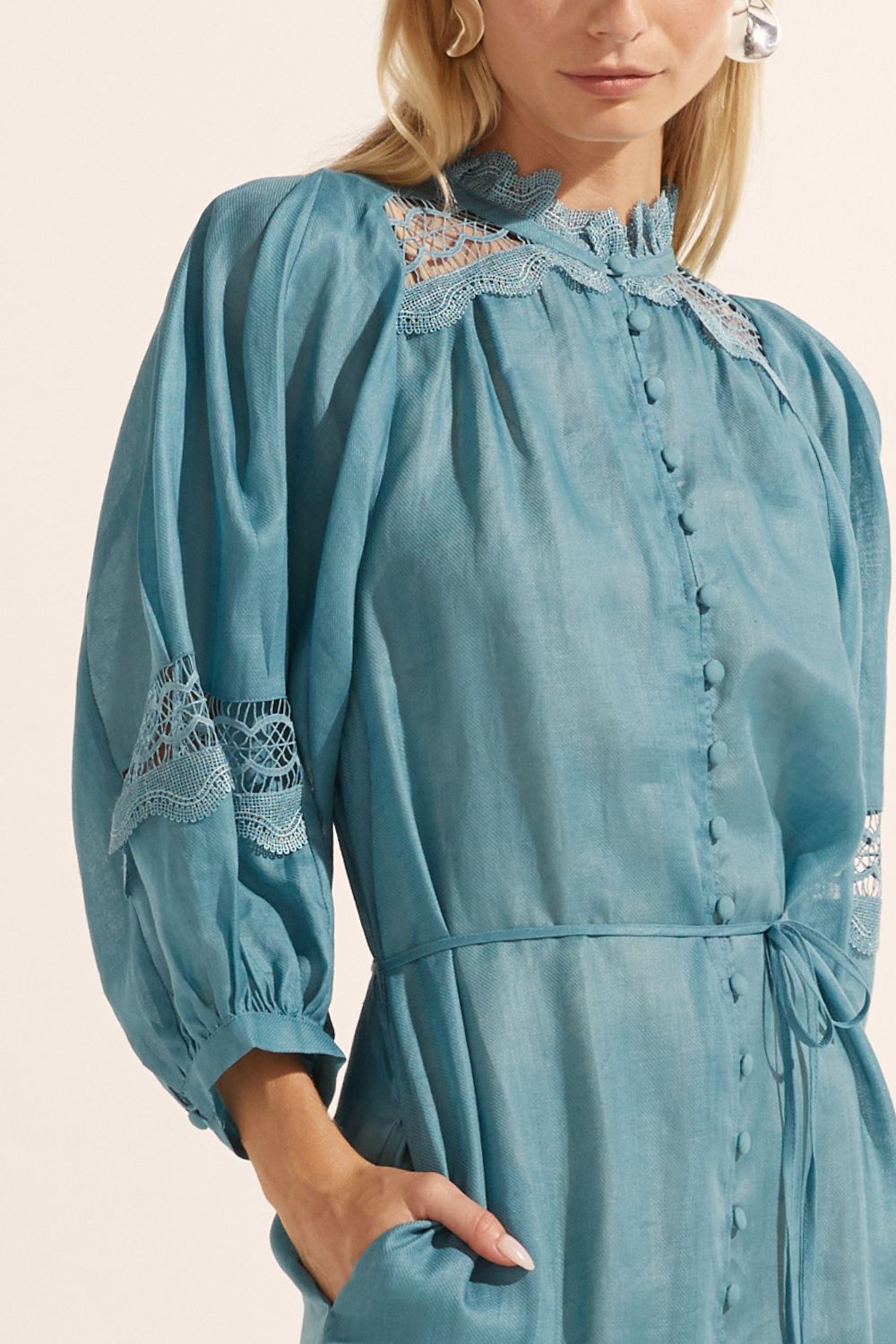 locate dress - seablue