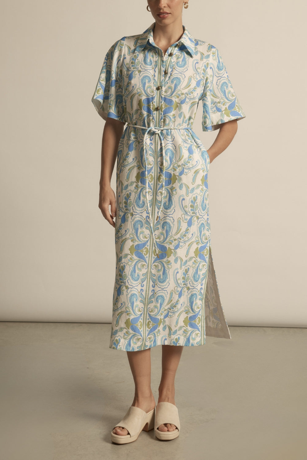 Lucent Tunic Dress - aqua mirage|  zoe kratzmann| considered design
