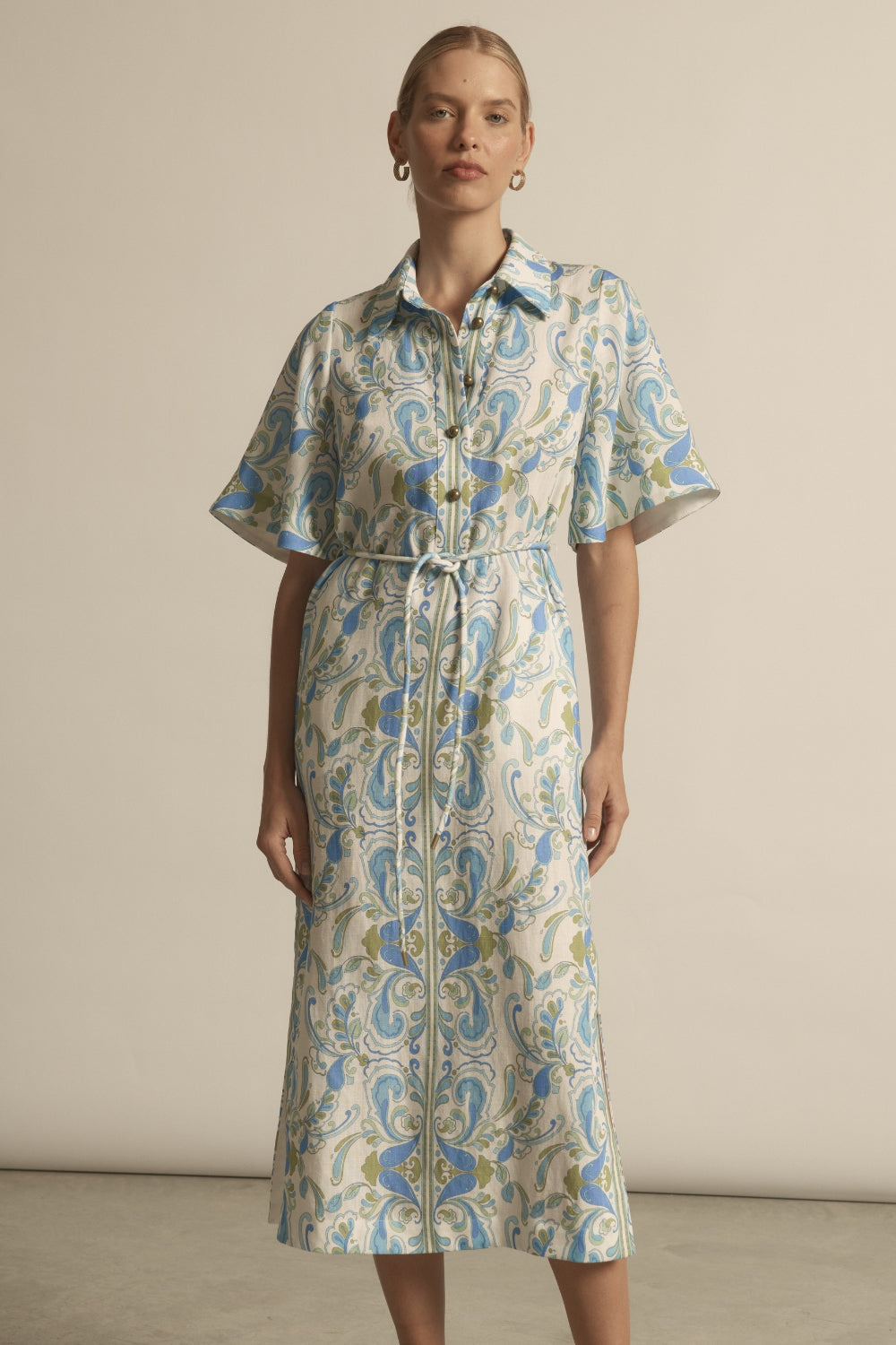 Lucent Tunic Dress - aqua mirage|  zoe kratzmann| considered design