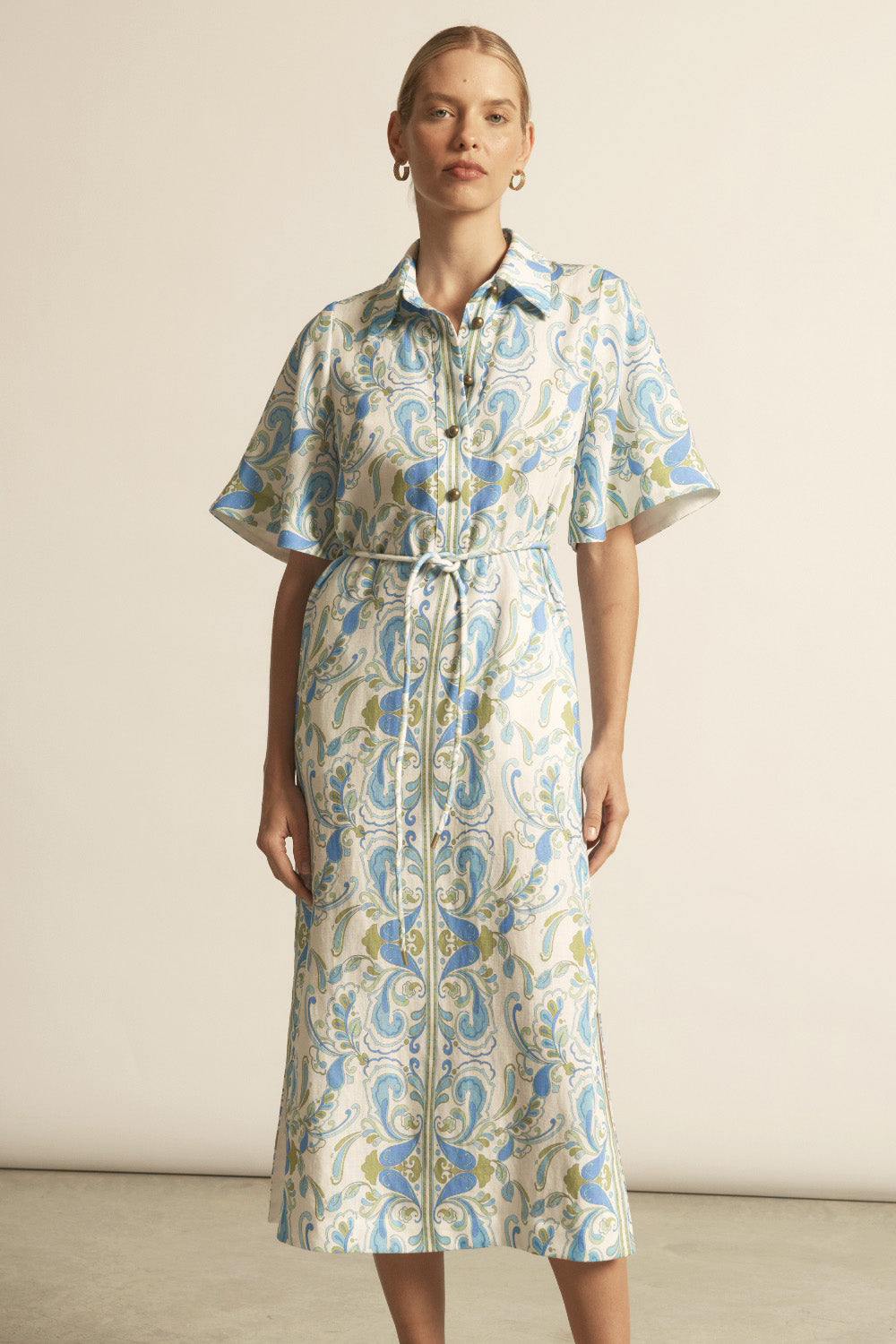 Lucent Tunic Dress - aqua mirage|  zoe kratzmann| considered design