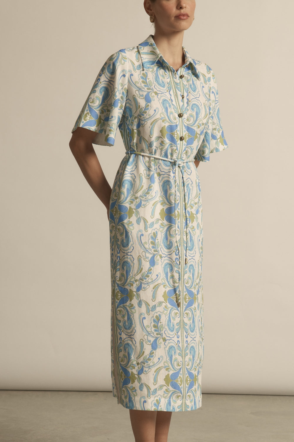 Lucent Tunic Dress - aqua mirage|  zoe kratzmann| considered design