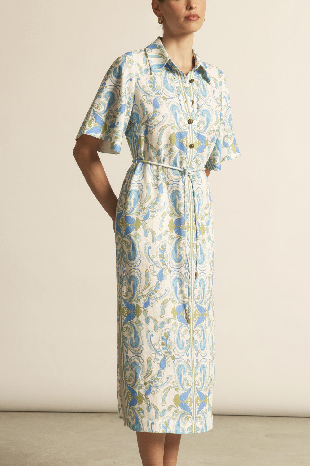 Lucent Tunic Dress - aqua mirage|  zoe kratzmann| considered design