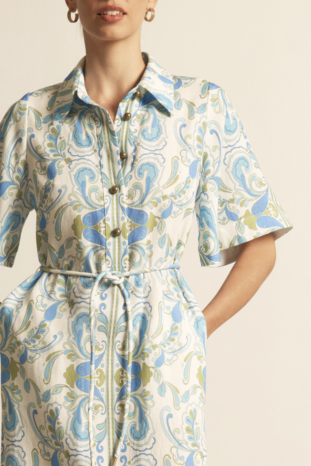 Lucent Tunic Dress - aqua mirage|  zoe kratzmann| considered design