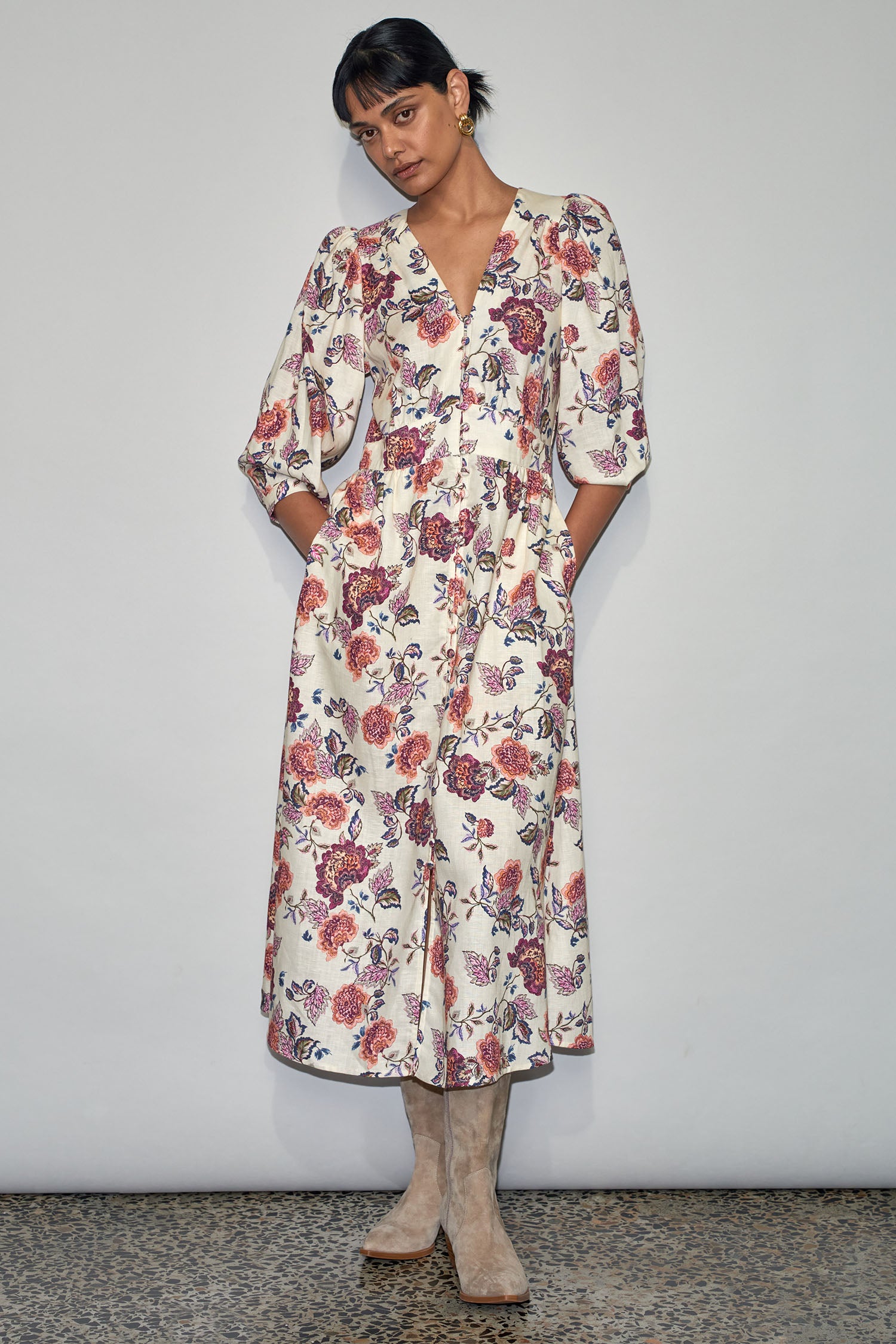 maison dress - heirloom bloom|  zoe kratzmann| considered design