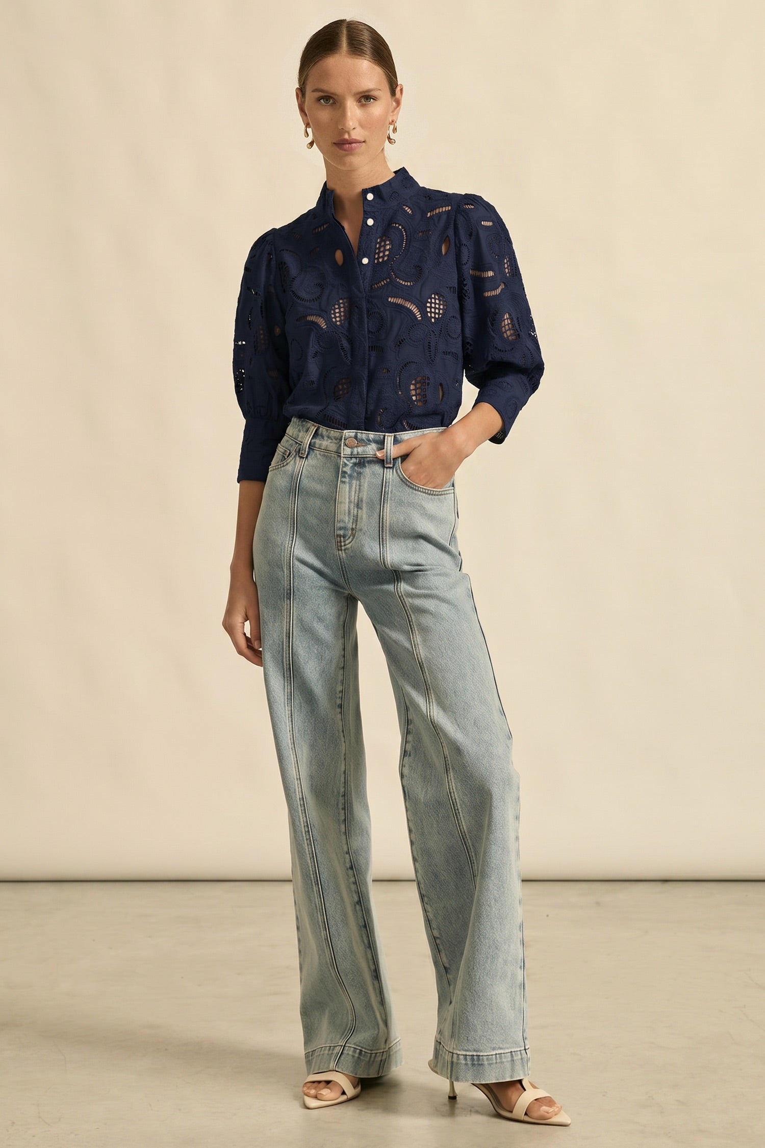 mantra top  - navy|  zoe kratzmann| considered design