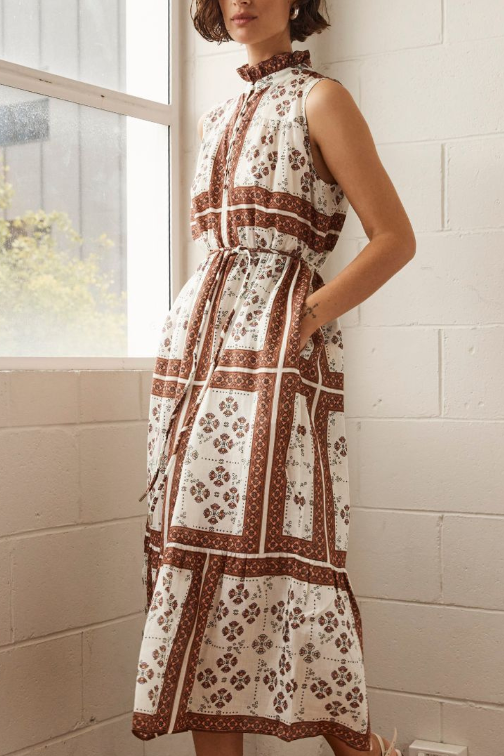 marquee dress - scarf