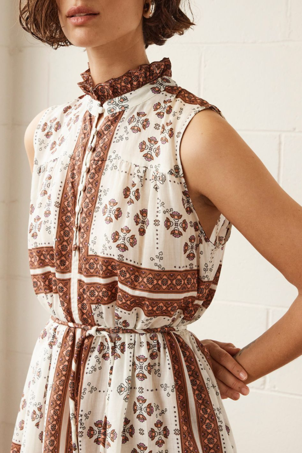 marquee dress - scarf