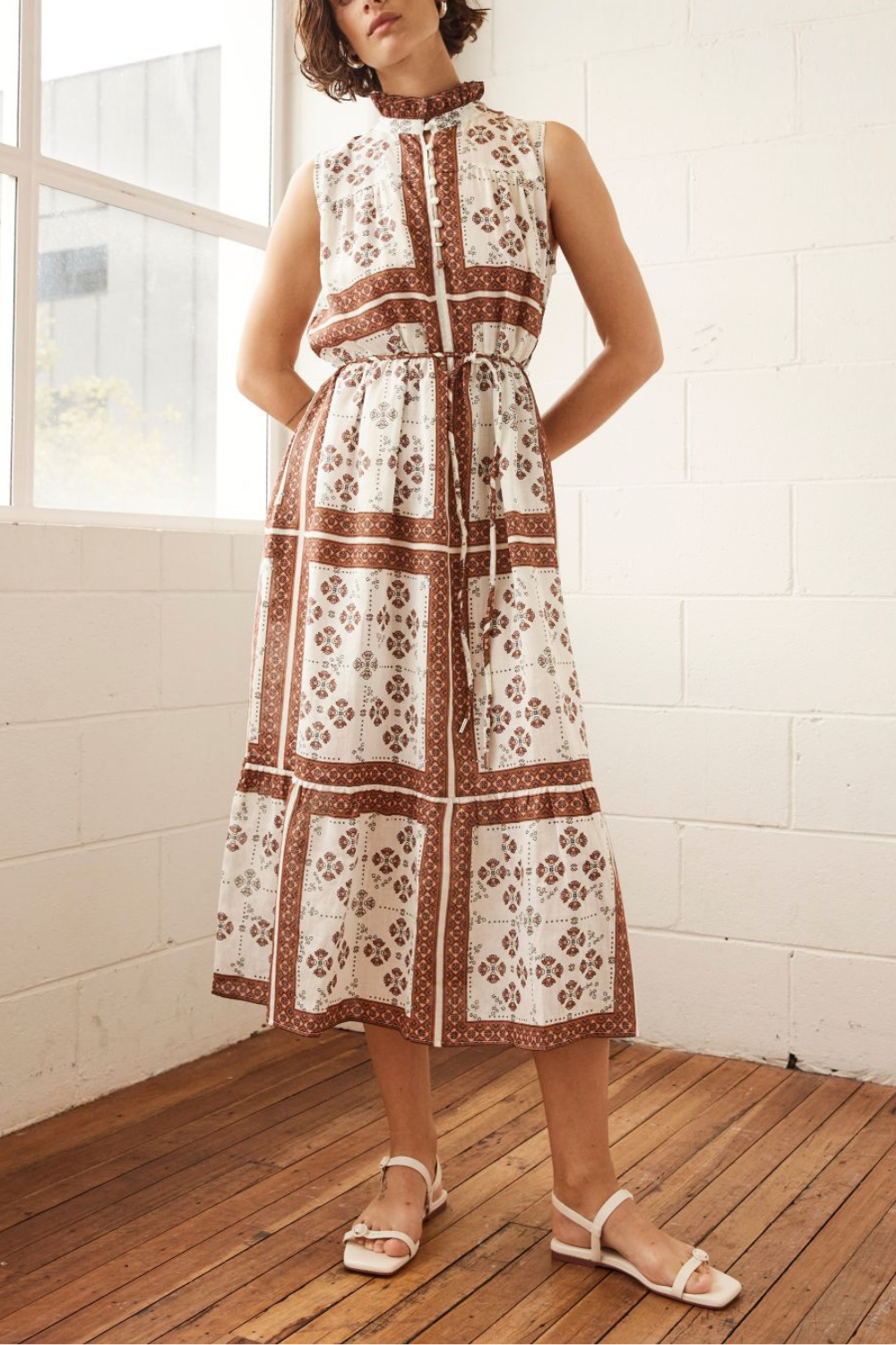 marquee dress - scarf