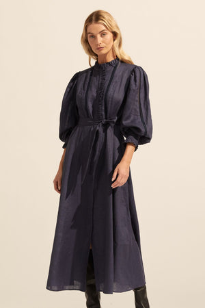 melody dress - indigo
