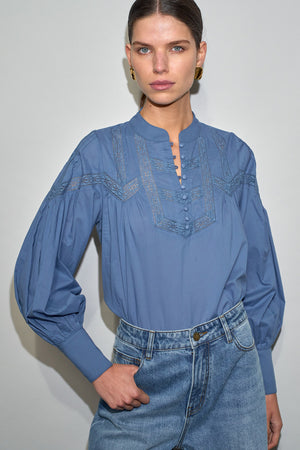 motion top - blue haze|  zoe kratzmann| considered design