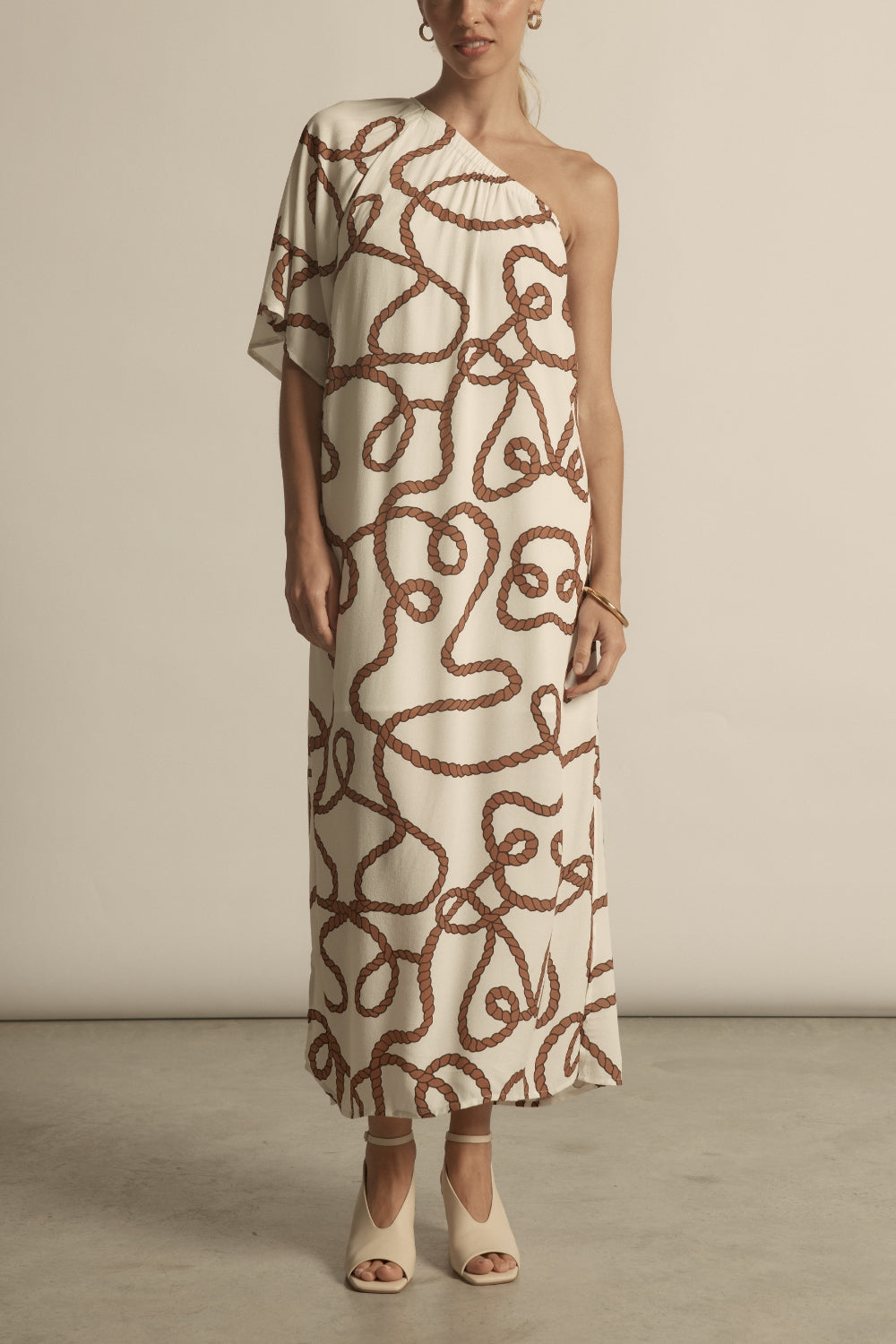 Muse One-Shoulder Dress - mariner|  zoe kratzmann| considered design