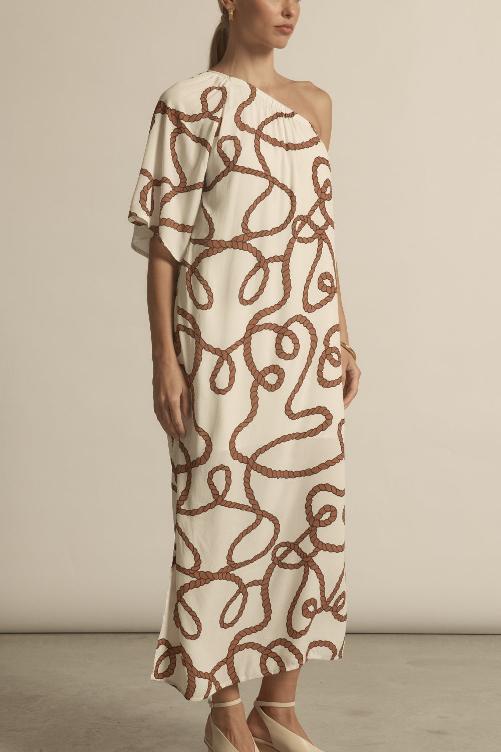Muse One-Shoulder Dress - mariner|  zoe kratzmann| considered design