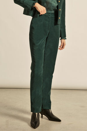 noble pant - emerald|  zoe kratzmann| considered design