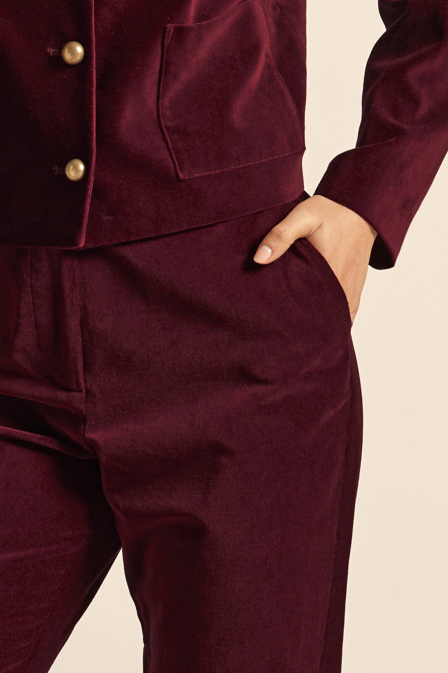 noble pant - berry|  zoe kratzmann| considered design
