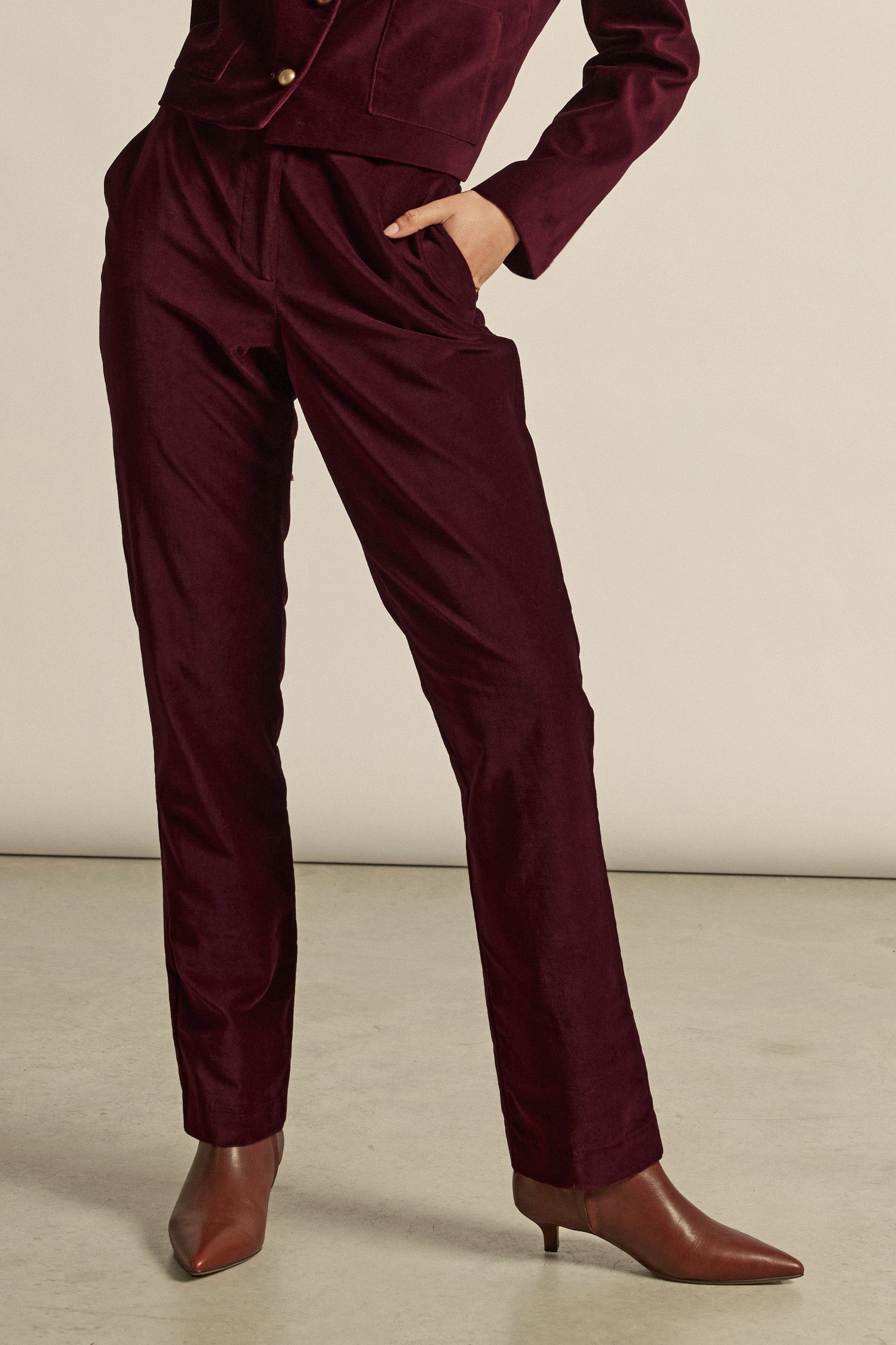 noble pant - berry|  zoe kratzmann| considered design