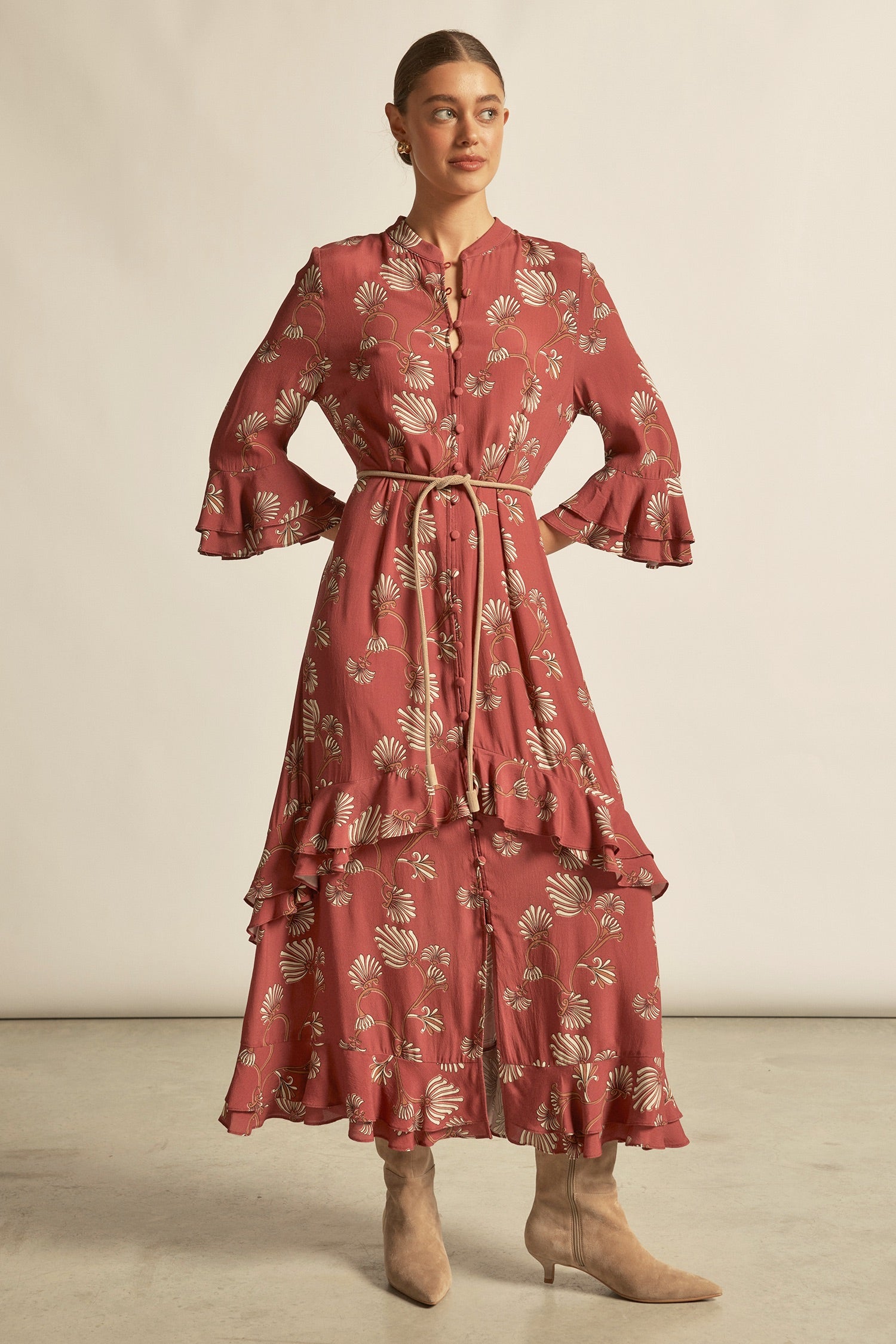 Nomad dress - berry nouveau|  zoe kratzmann| considered design