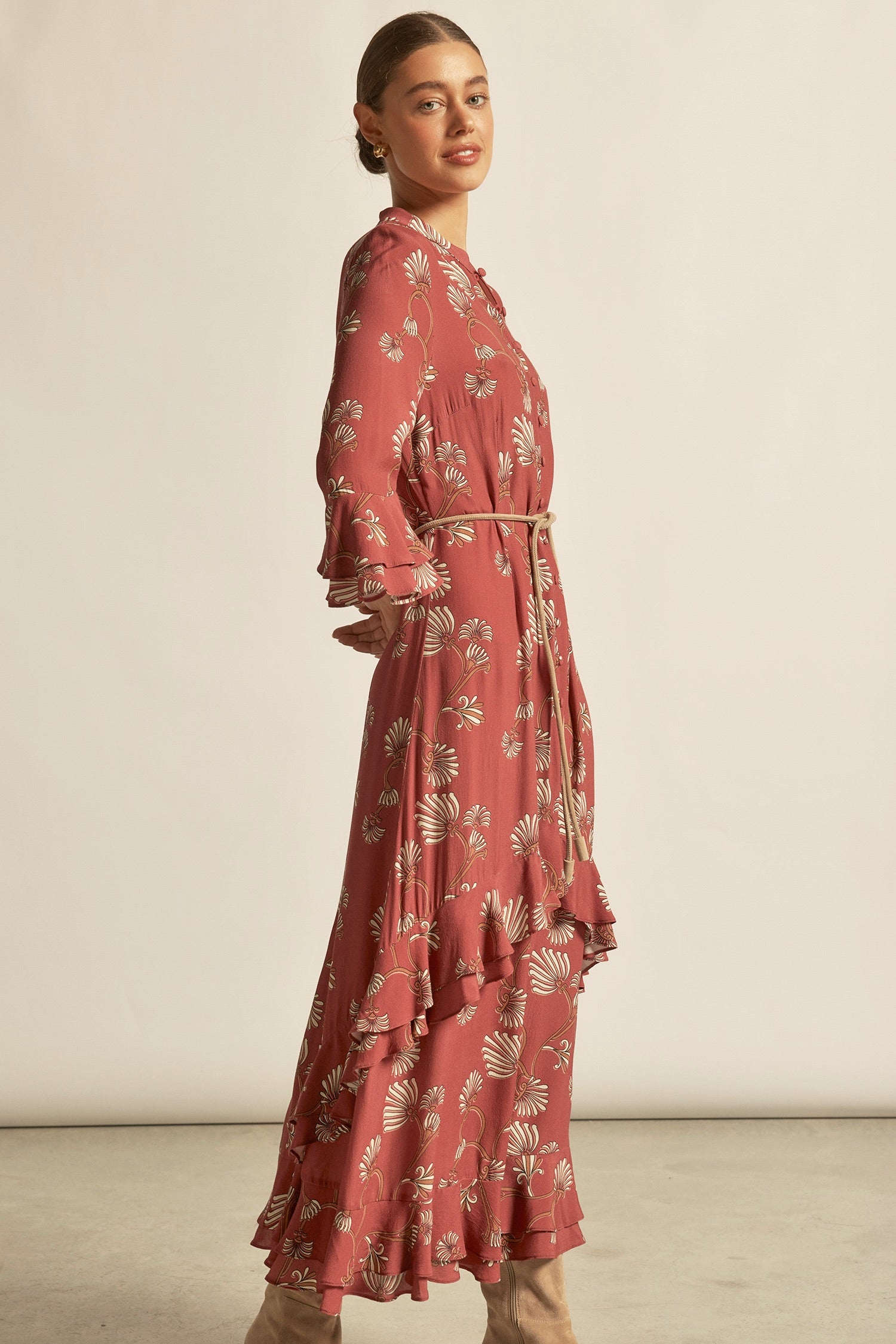 Nomad dress - berry nouveau|  zoe kratzmann| considered design