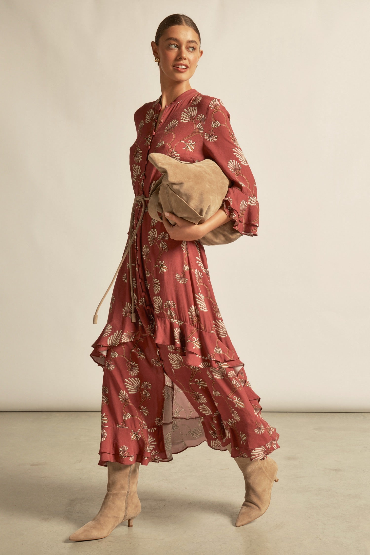 Nomad dress - berry nouveau|  zoe kratzmann| considered design