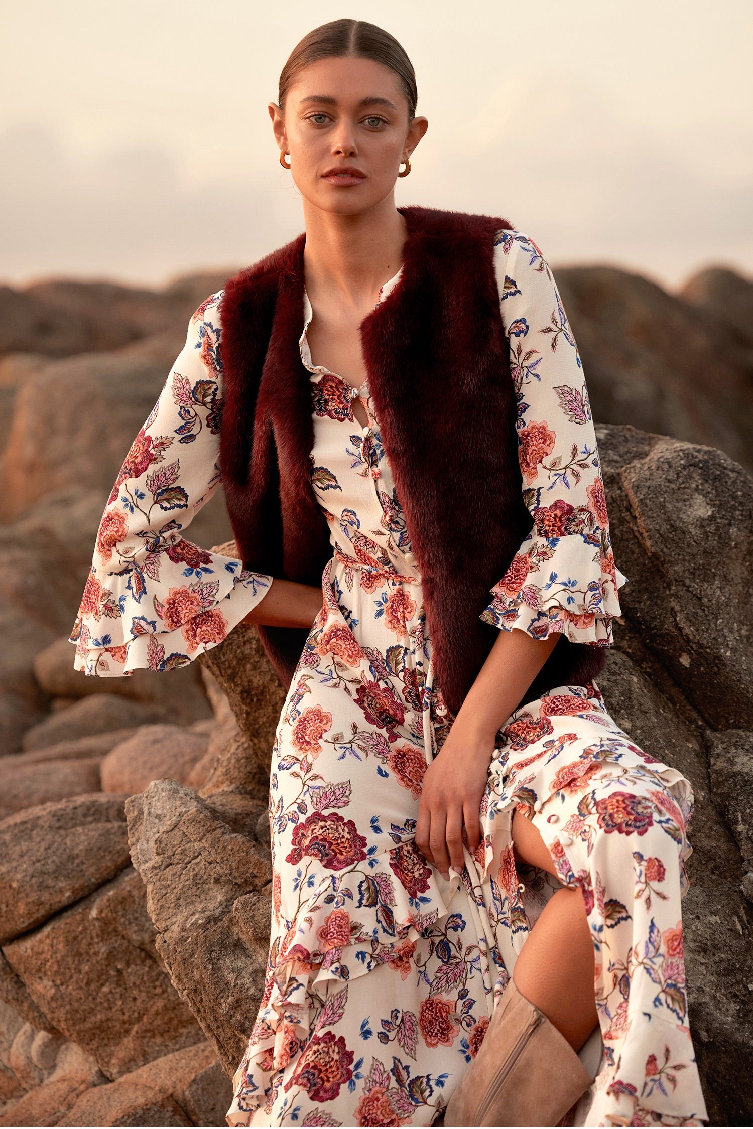 Nomad dress - heirloom Bloom|  zoe kratzmann| considered design