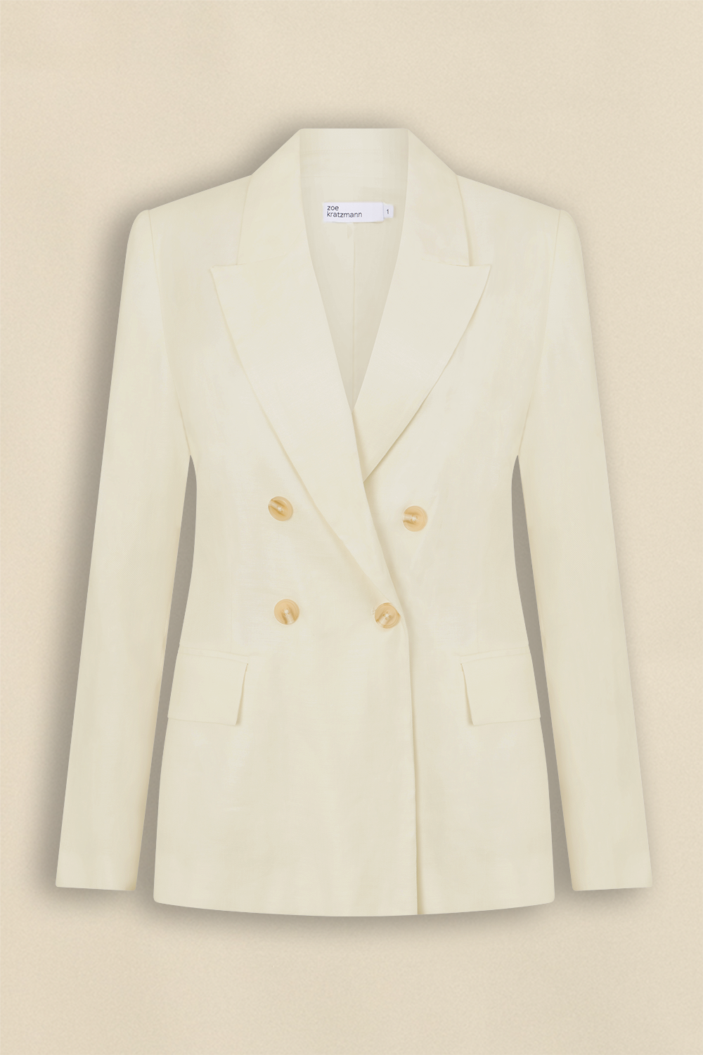 nuance jacket - alabaster|  zoe kratzmann| considered design