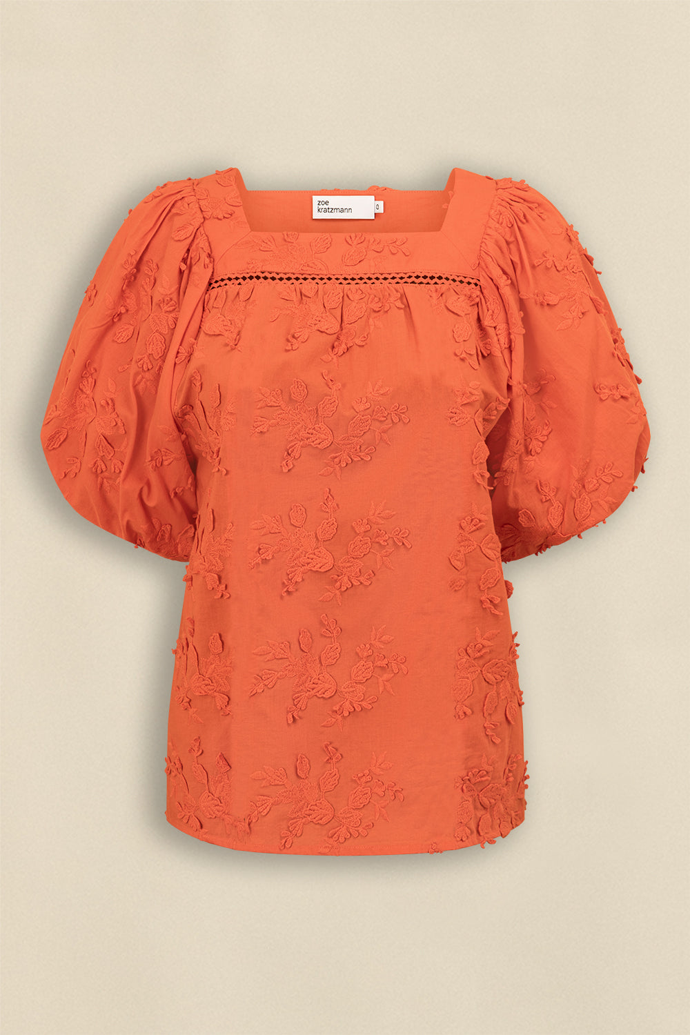 Ode Top - persimmon|  zoe kratzmann| considered design