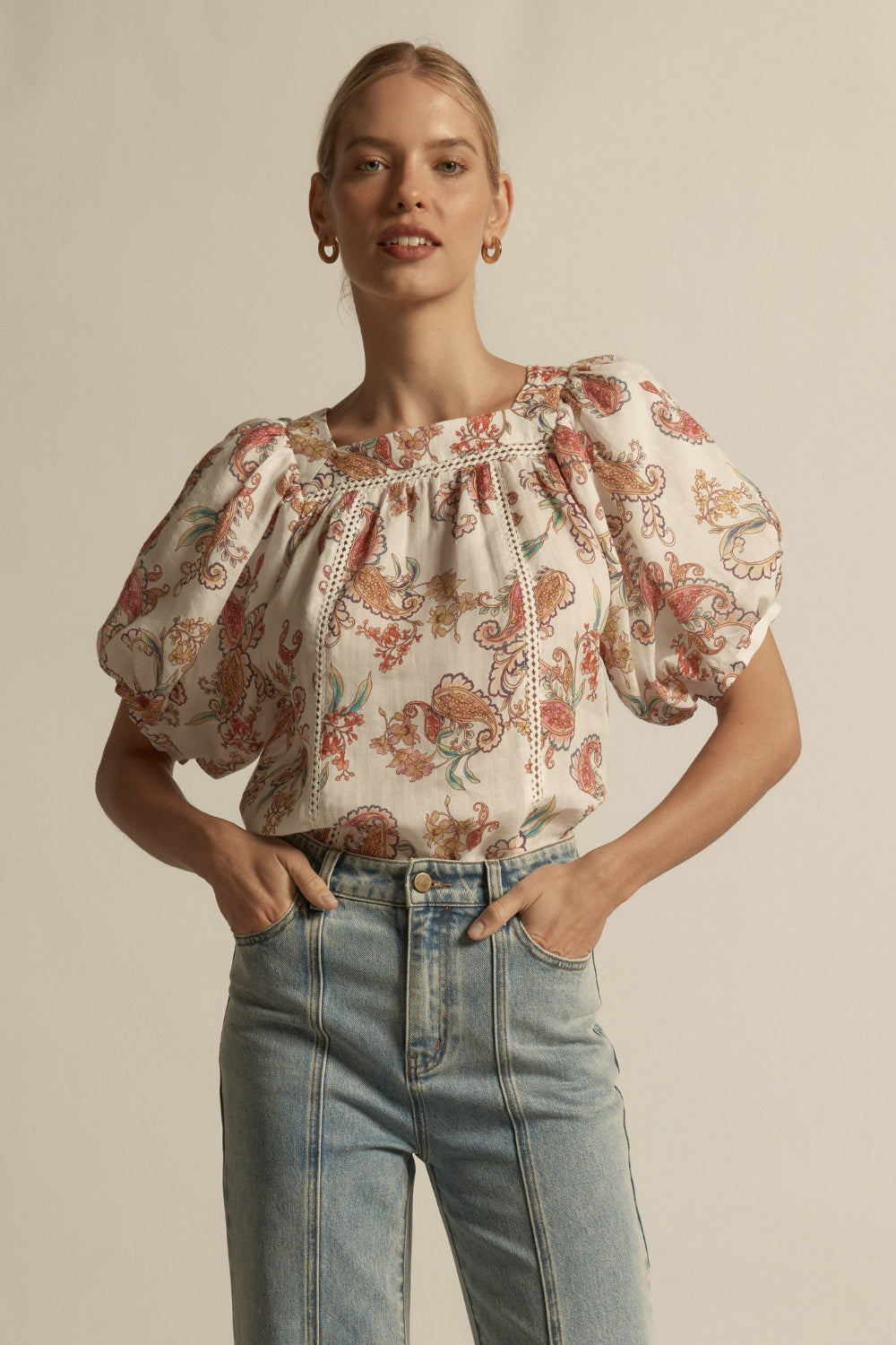 Ode Top - Verona Paisley|  zoe kratzmann| considered design