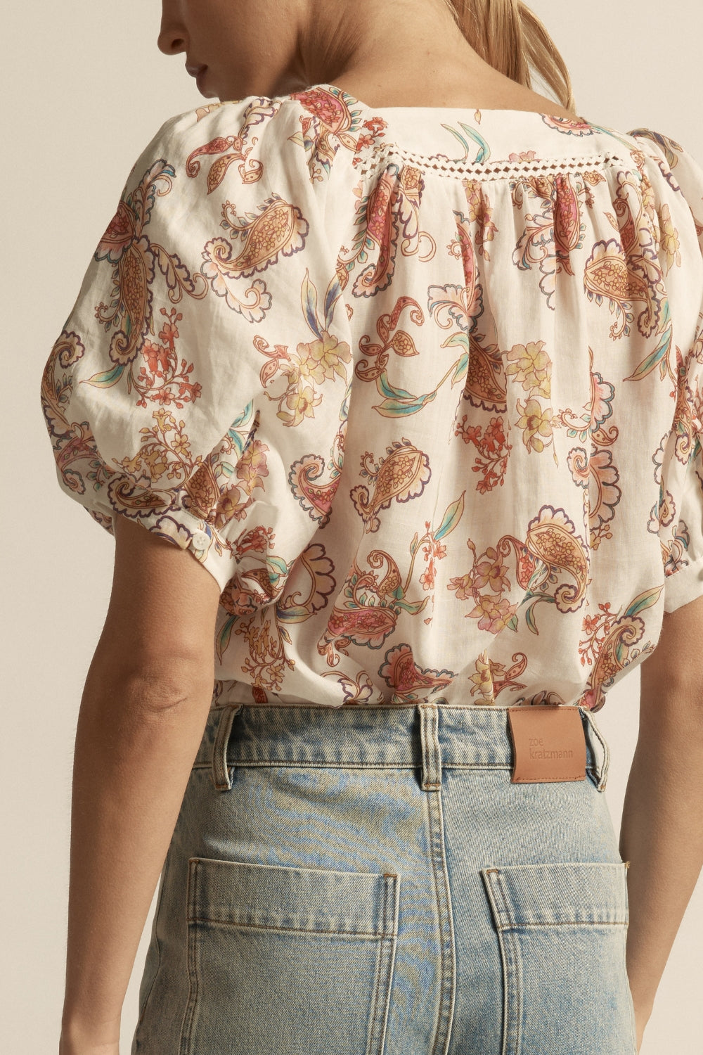 Ode Top - Verona Paisley|  zoe kratzmann| considered design